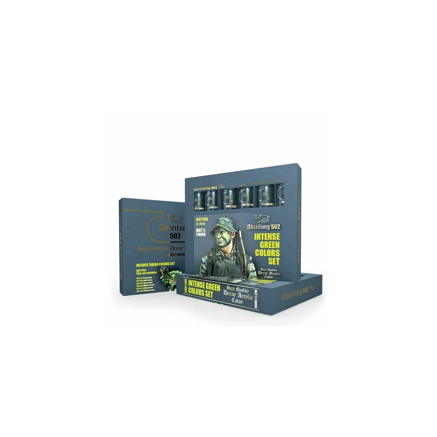 Abteilung 502 dense Acrylique Intense Greens Colors Set NOUVEAU