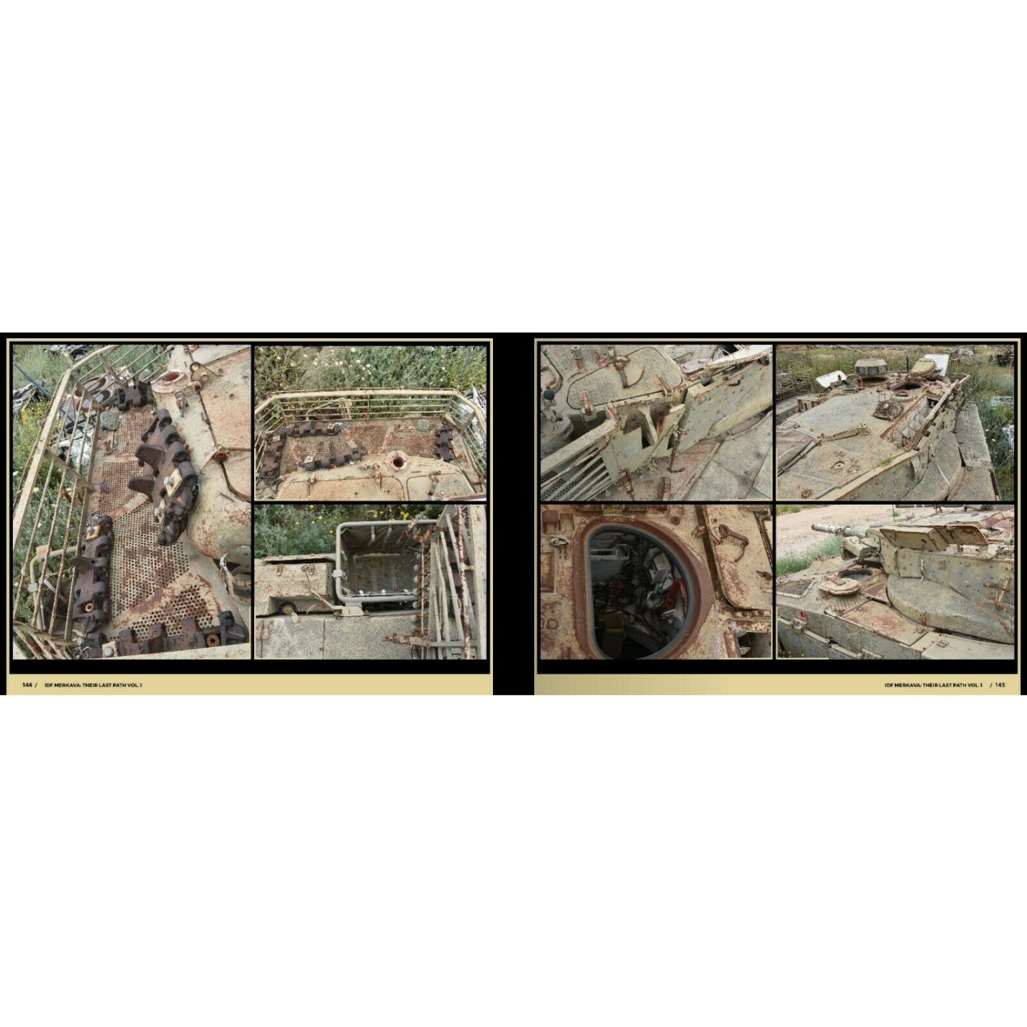 Abteilung502 LEUR DERNIER CHEMIN IDF Tank Wrecks Merkava MK 1 et 2 Nouveau