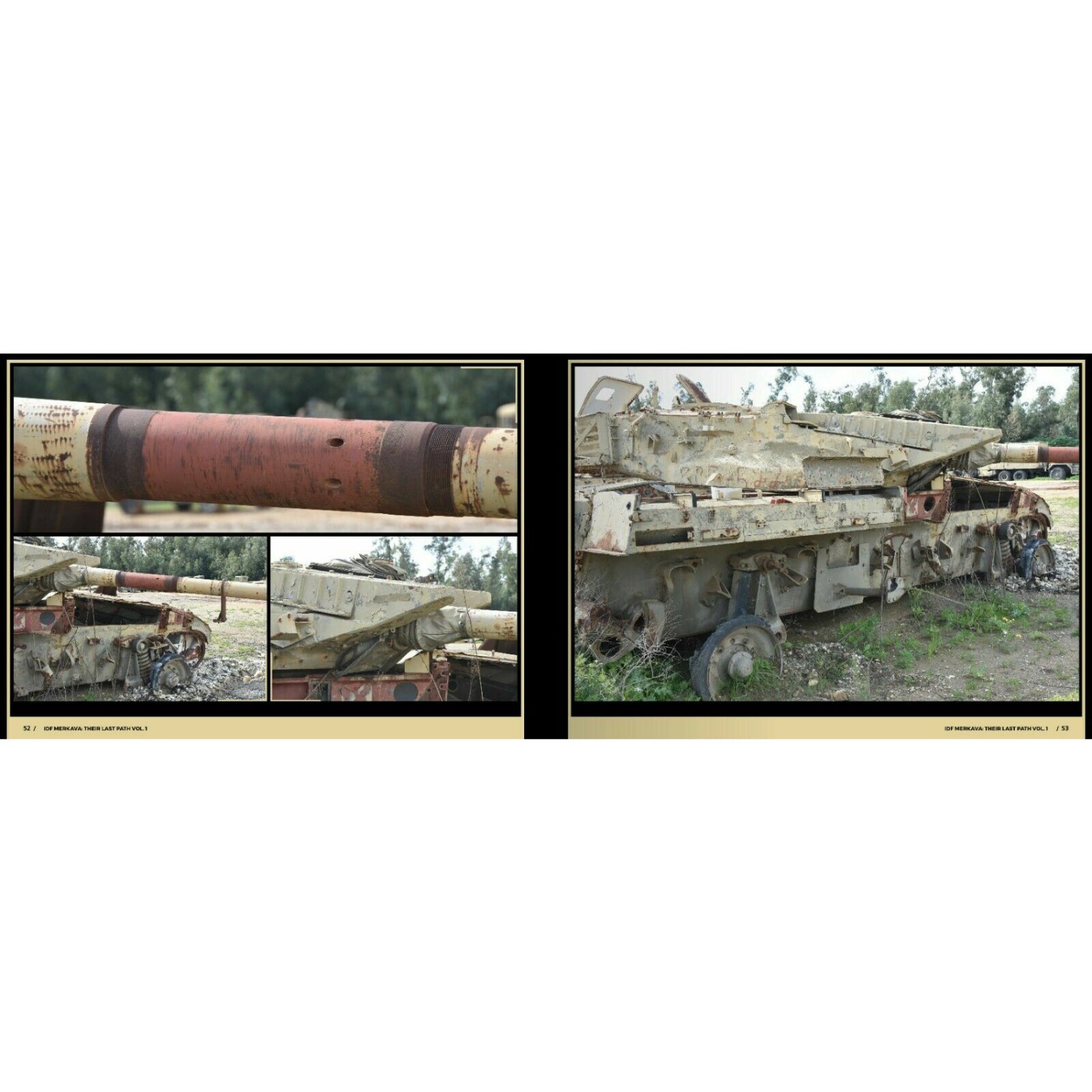 Abteilung502 LEUR DERNIER CHEMIN IDF Tank Wrecks Merkava MK 1 et 2 Nouveau