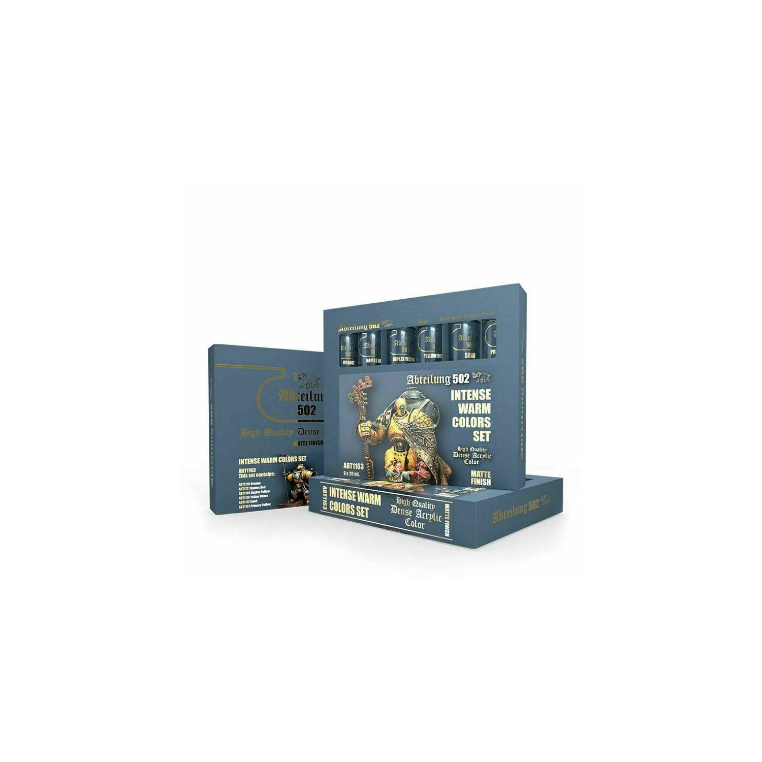 Abteilung 502 Acrylique dense Couleurs chaudes Intense Set NOUVEAU