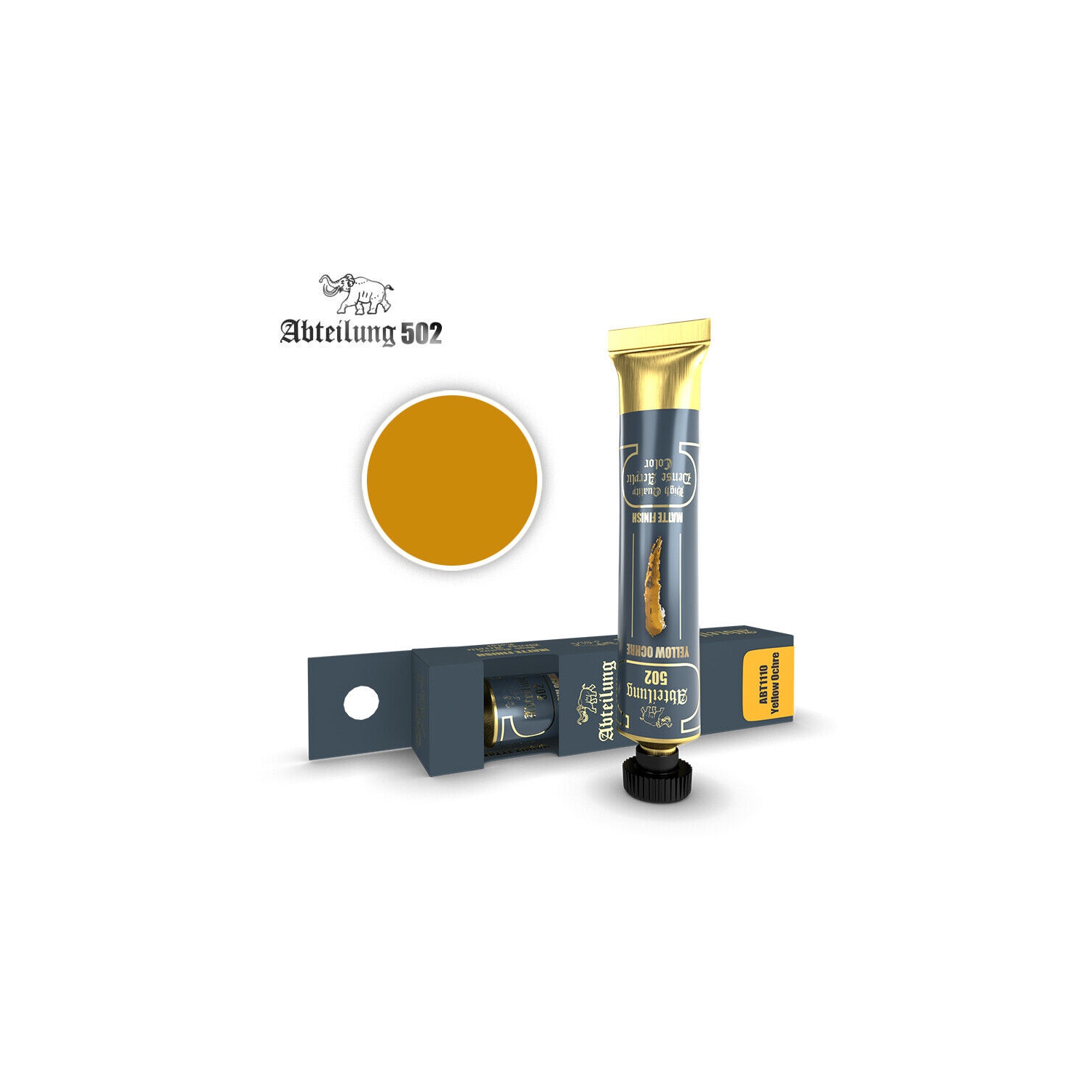 Peinture acrylique Abteilung ABT1110 jaune ocre
