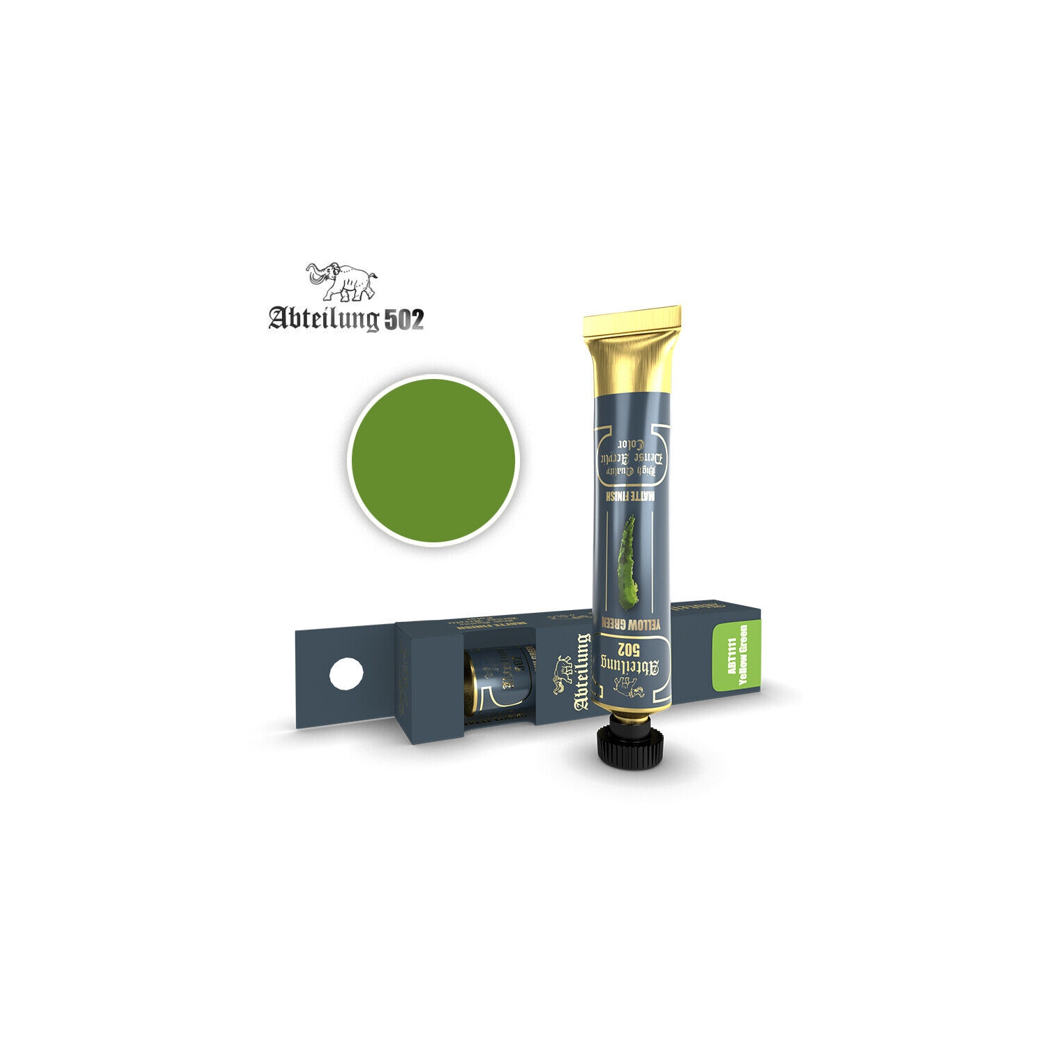 Peinture acrylique Abteilung ABT1111 jaune vert