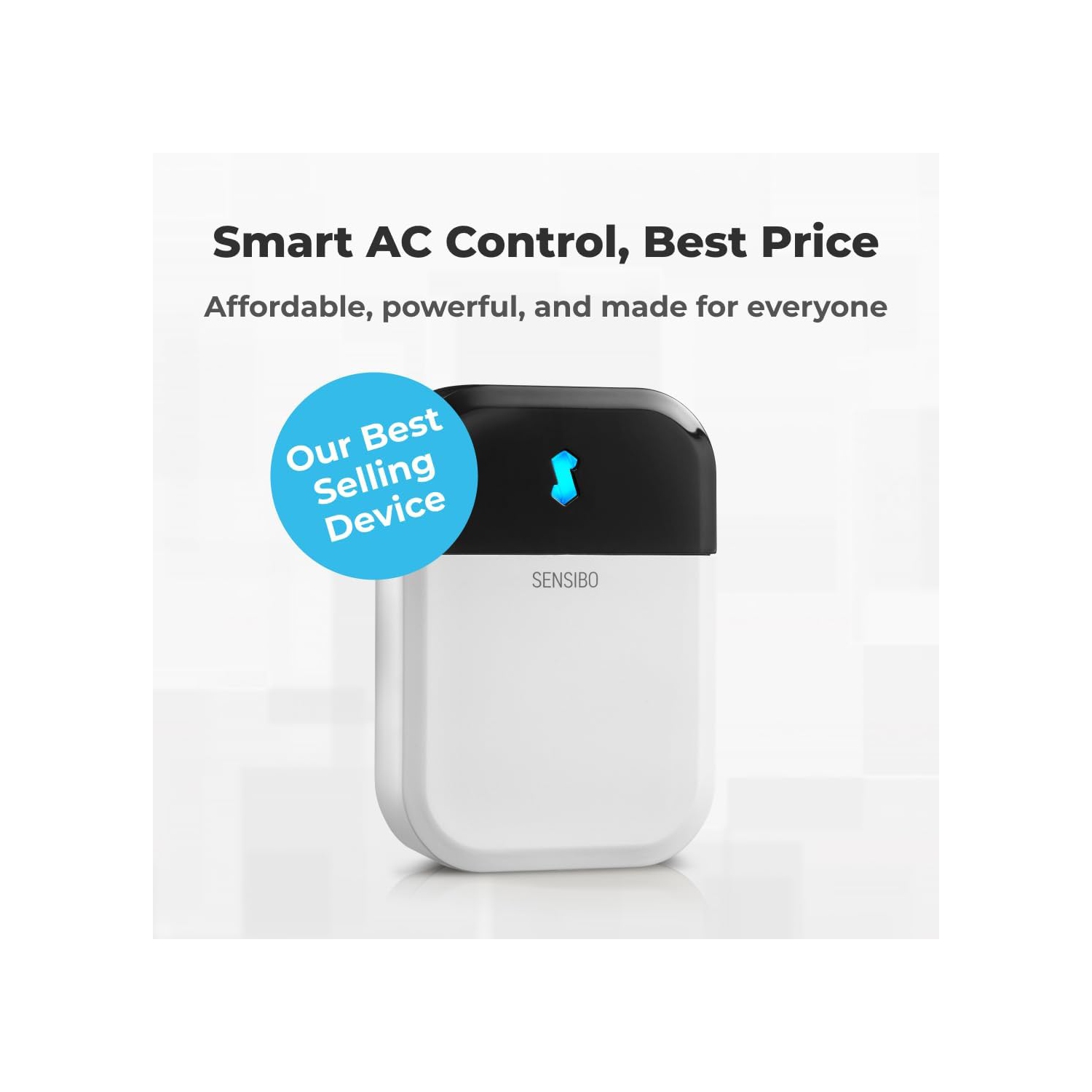 Sensibo Sky, Smart Home Air Conditioner System - Quick & Easy Installation. Maintains Comfort with Energy Efficient App - Automatic On/Off. Wifi,