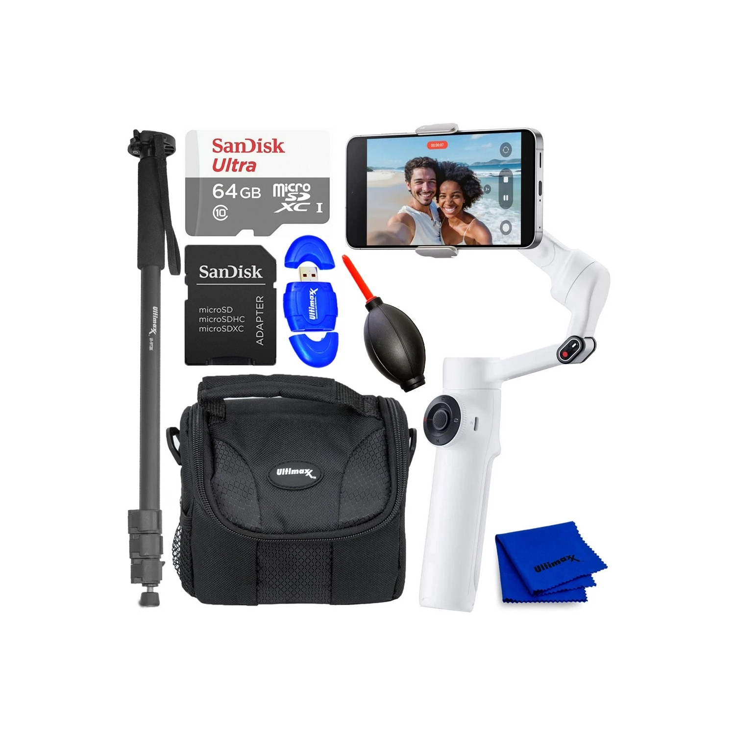 Insta360 Flow 2 Standard Bundle - 7PC Accessory Bundle