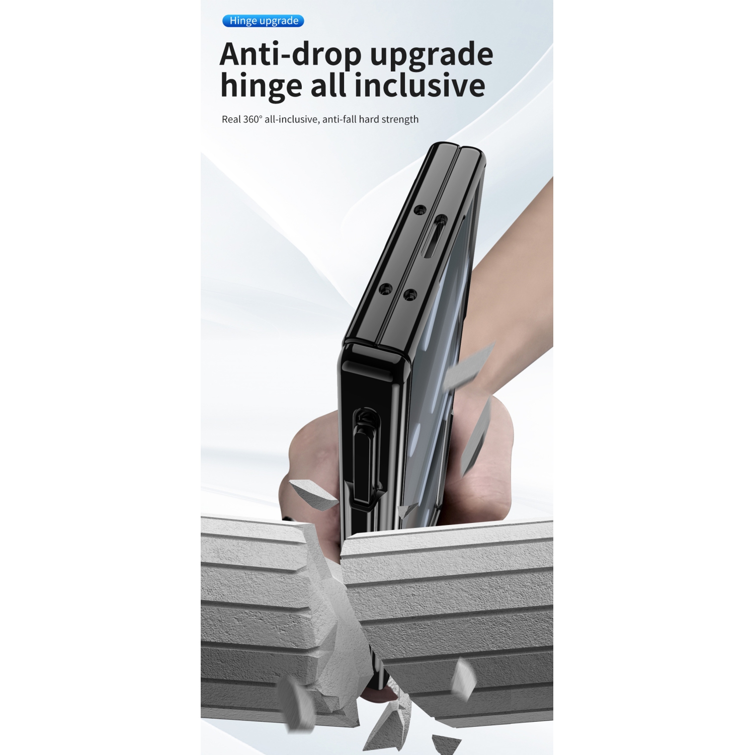 Étui pour téléphone Samsung Zfold 6, étui protecteur pliable à charnière magnétique FOLD6, fente transparente électroplaquée pour stylo - rose.