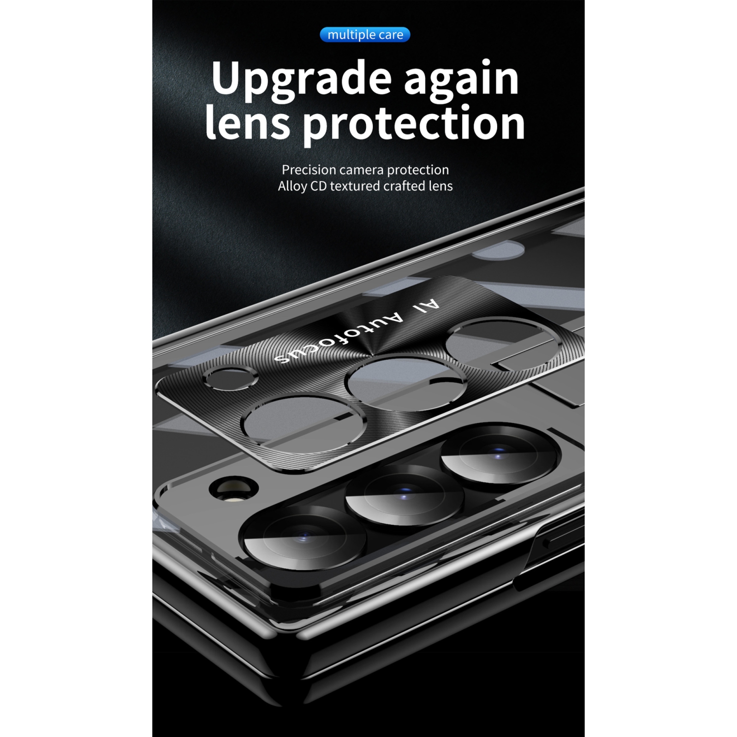 Étui pour téléphone Samsung Zfold 6, étui protecteur pliable à charnière magnétique FOLD6, fente transparente électroplaquée pour stylo - rose.