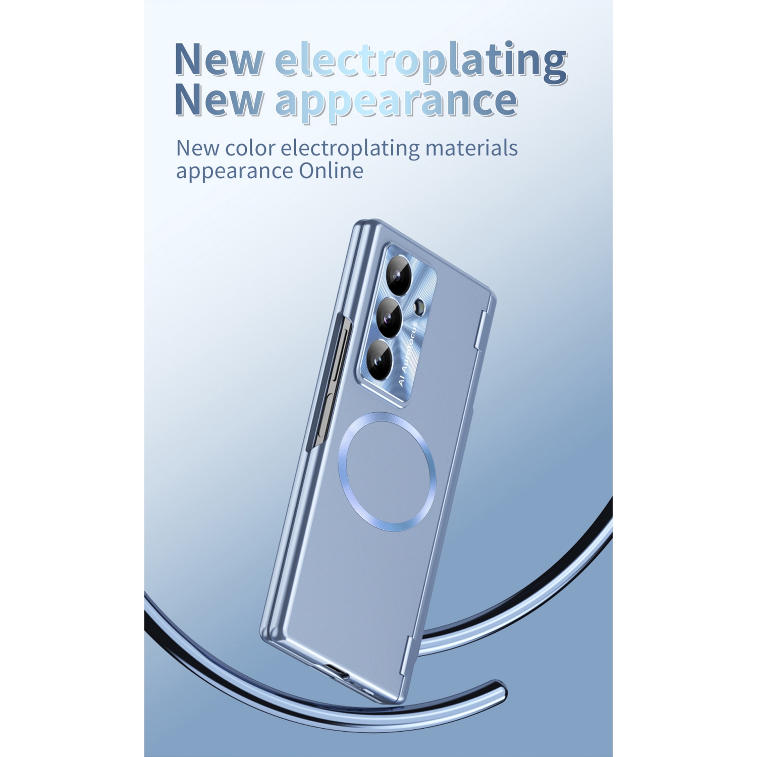 Étui pour téléphone Zfold7 de Samsung avec charnière de chargement magnétique, couvercle pliable, fente pour stylo et couverture complète pour les