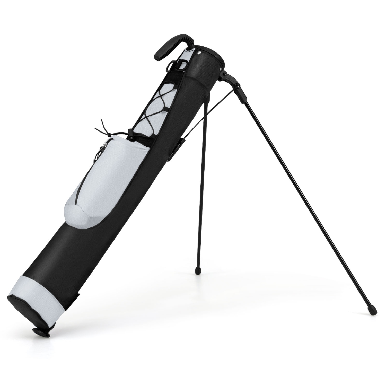 Gymax Lightweight Golf Stand Bag Par 3 & Executive Courses Carry Bag Shoulder Strap