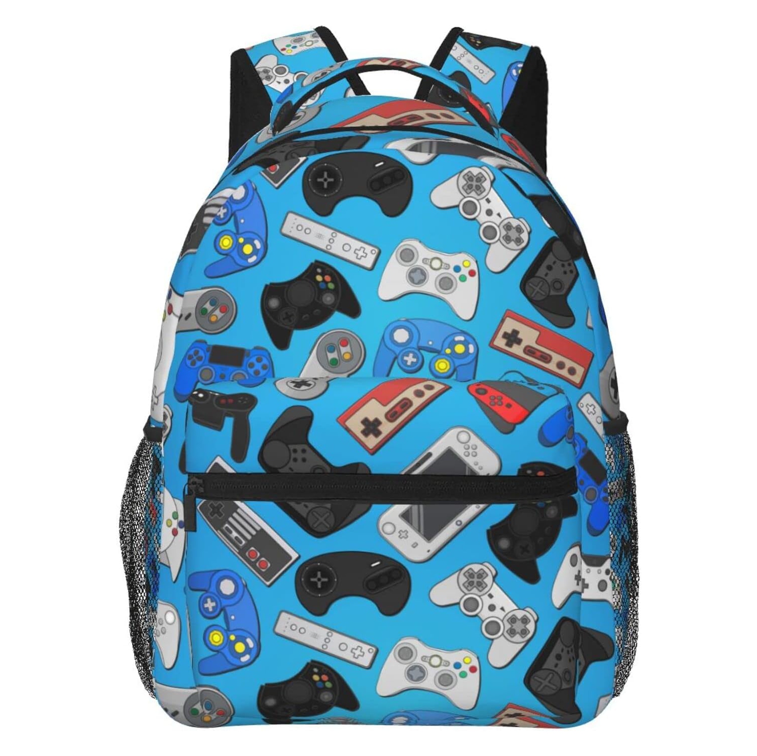 Backpack School Bag For Students Teens Men Women Laptop Backpacks Travel Daypack Bag With Multiple Pockets, Video Game#03, One Size, Daypack Backpacks