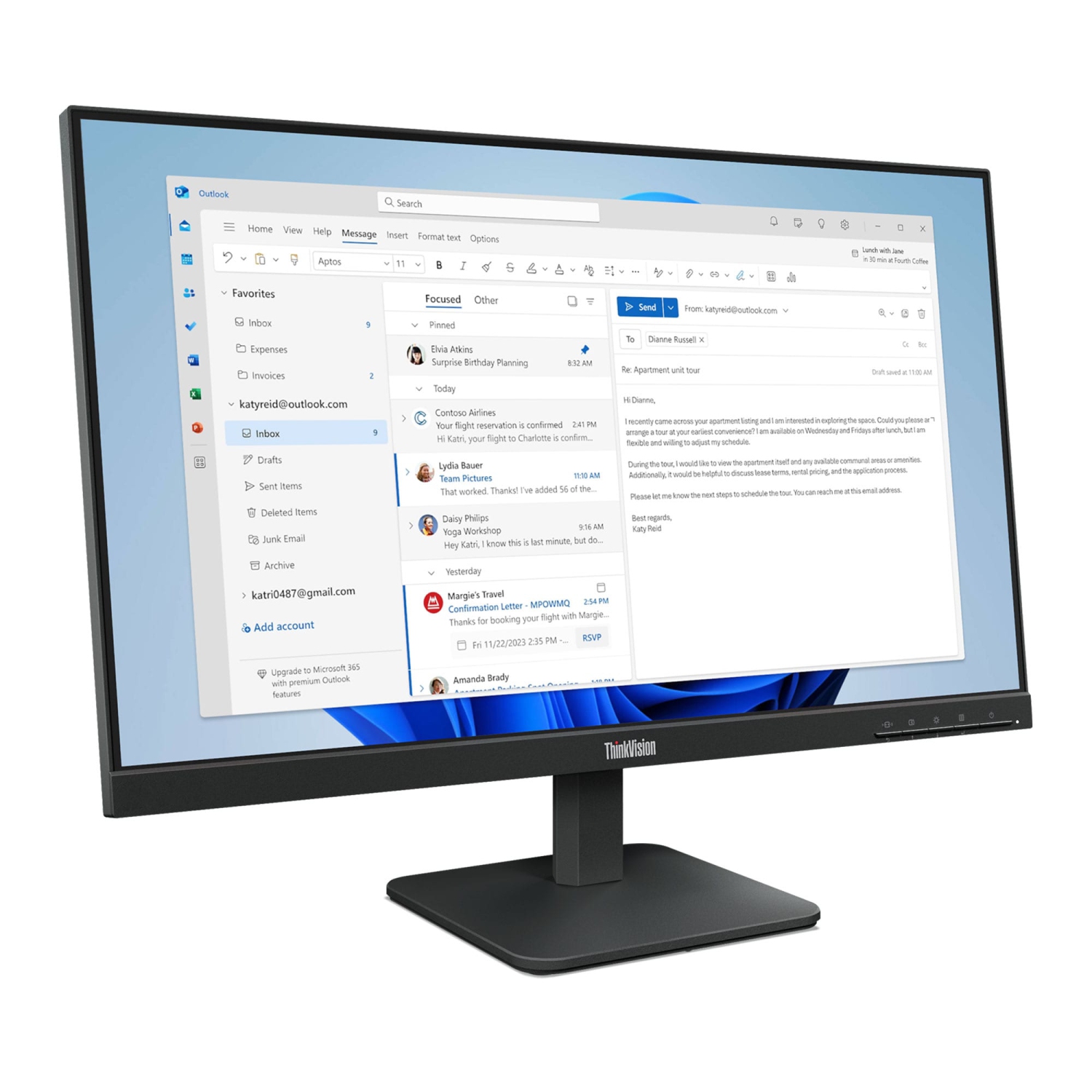 Lenovo ThinkVision S24-4e 23.8 inch Monitor