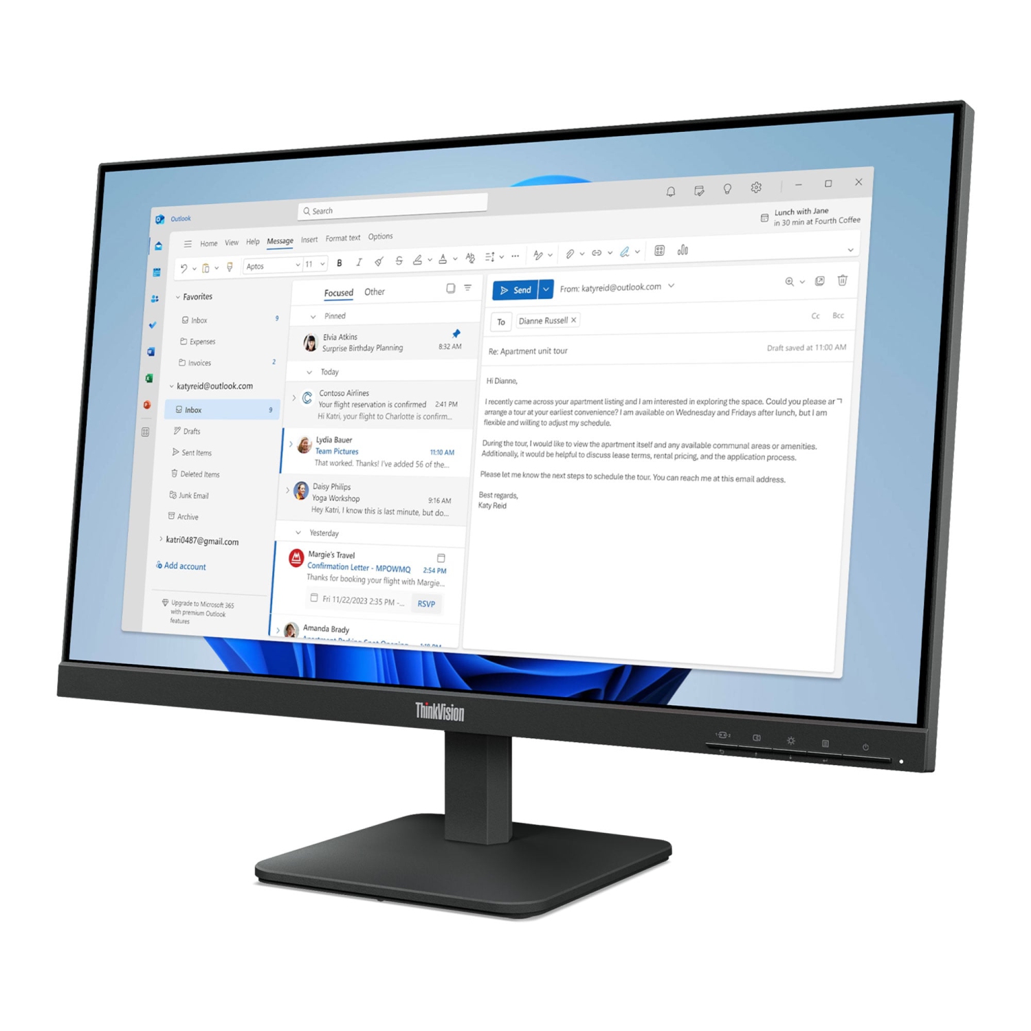 Lenovo ThinkVision S24-4e 23.8 inch Monitor
