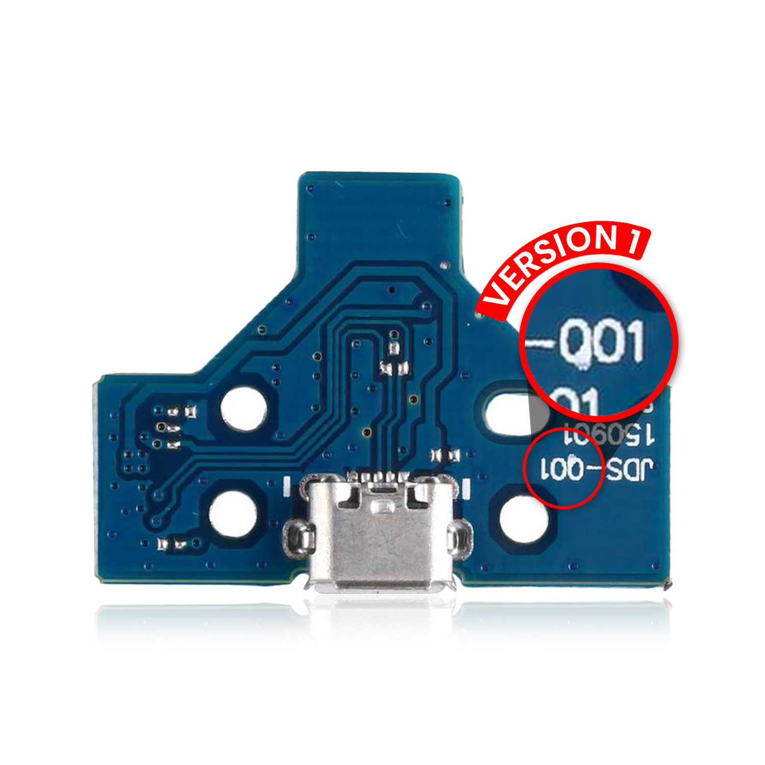 Carte de recharge USB avec câble Flex à 14 broches pour manettes de PlayStation 4