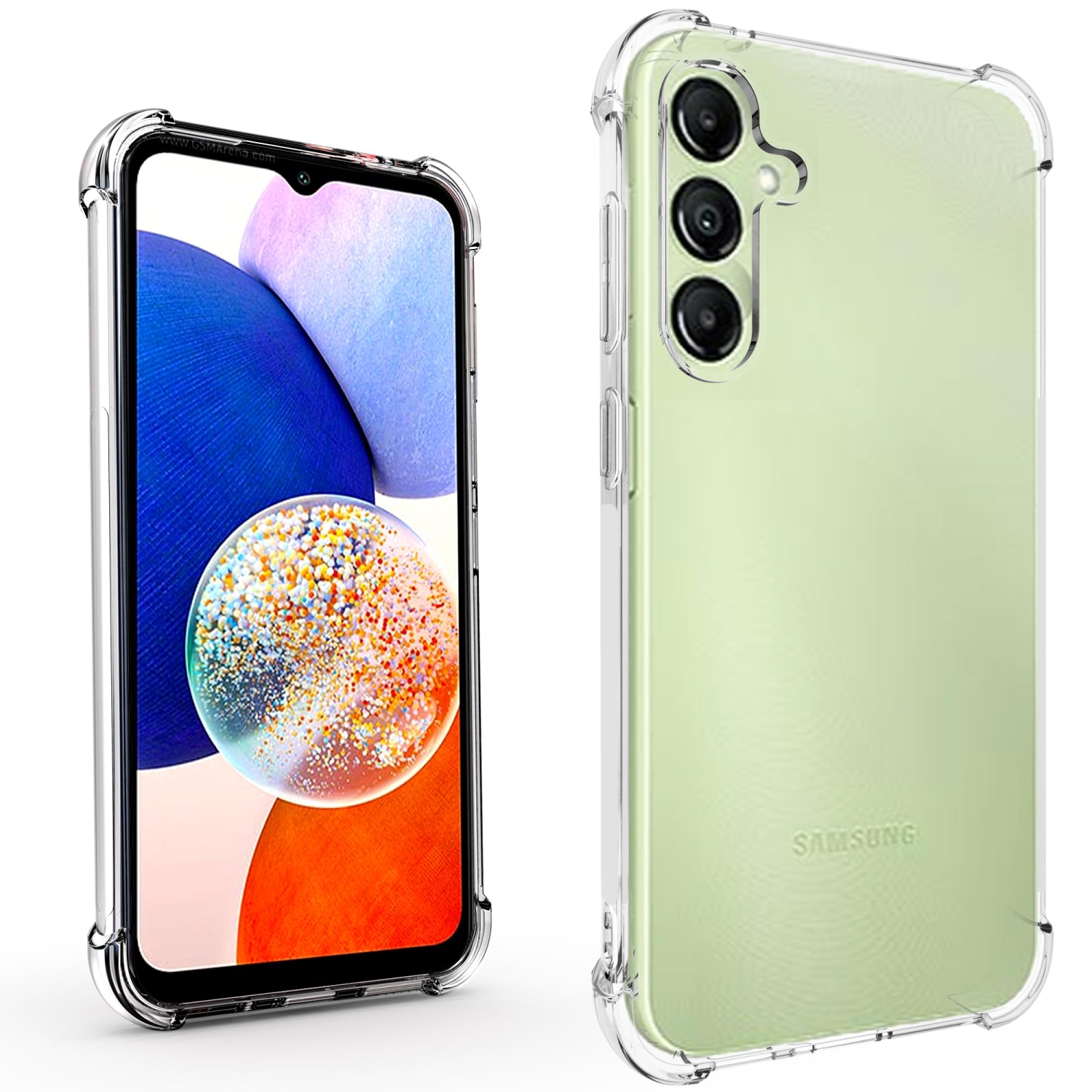 [CS] Étui protecteur ultra mince en TPUR avec couvercle arrière pour Samsung Galaxy S25 FE, transparent