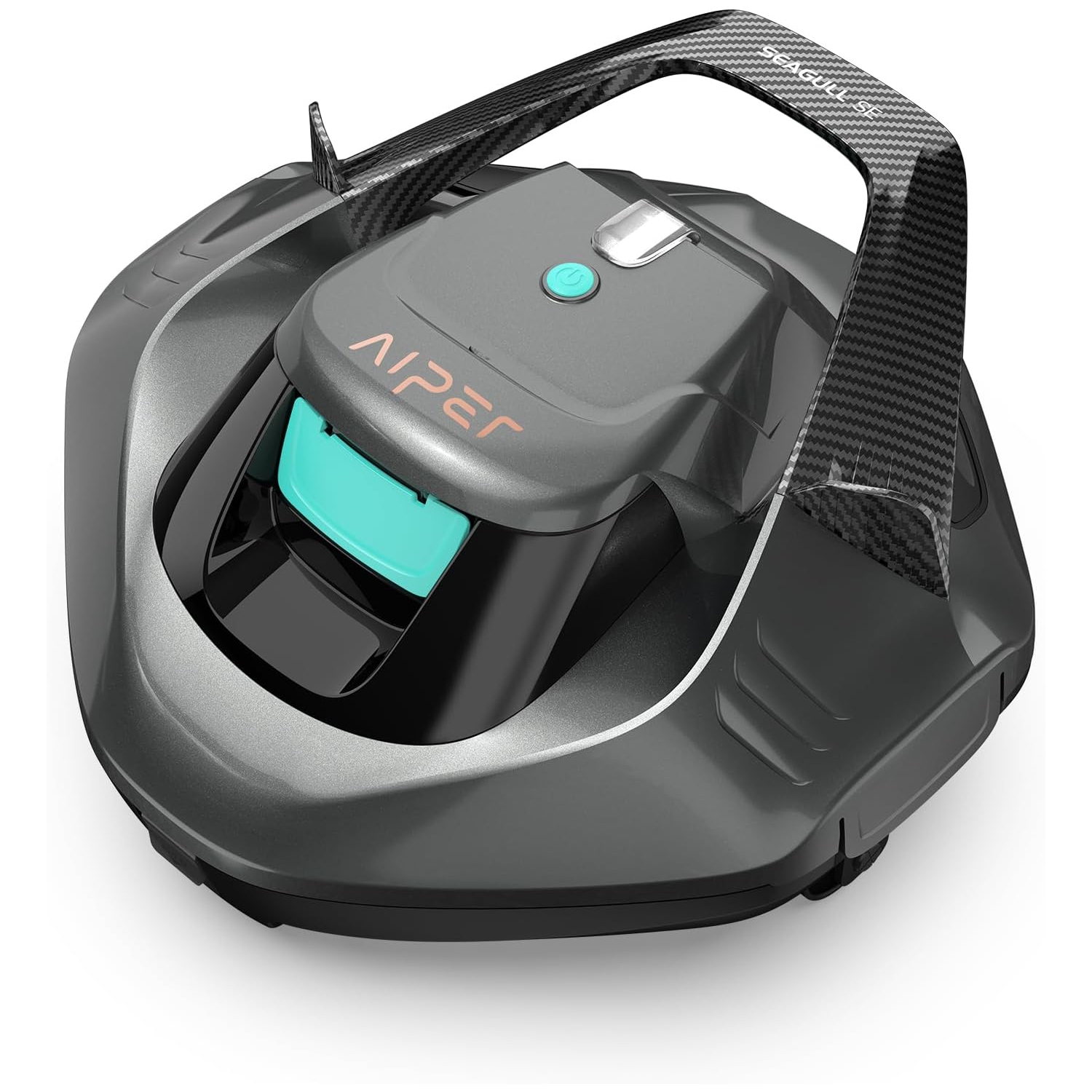 AIPER Seagull SE Cordless Robotic Pool Cleaner, Pool Vacuum Lasts 90 Mins, LED Indicator, Self-Parking, for Flat Above-Ground Pools up to 33 Feet -