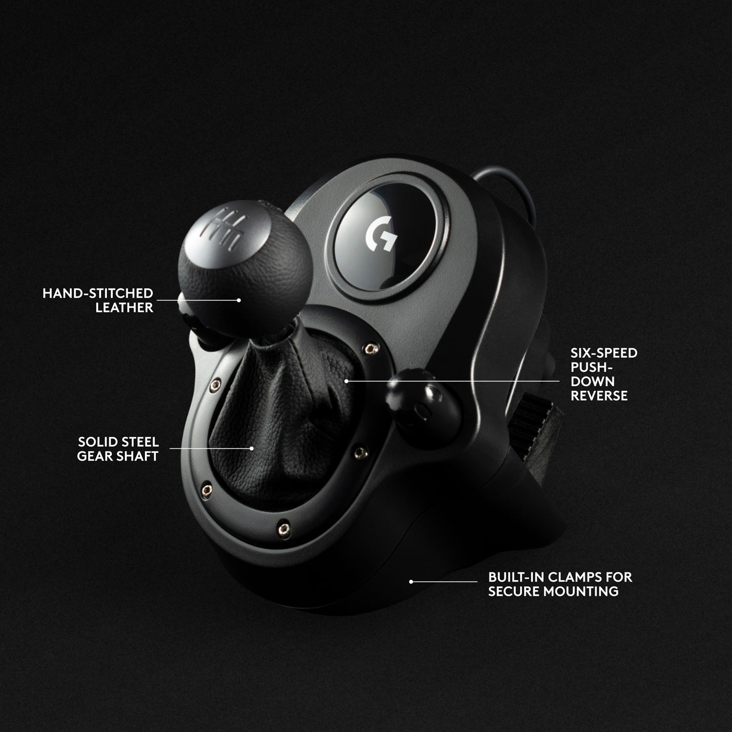 Volant de course et pédales G923 de Logitech avec levier de vitesse Driving Force pour Xbox Series X|S et Xbox One