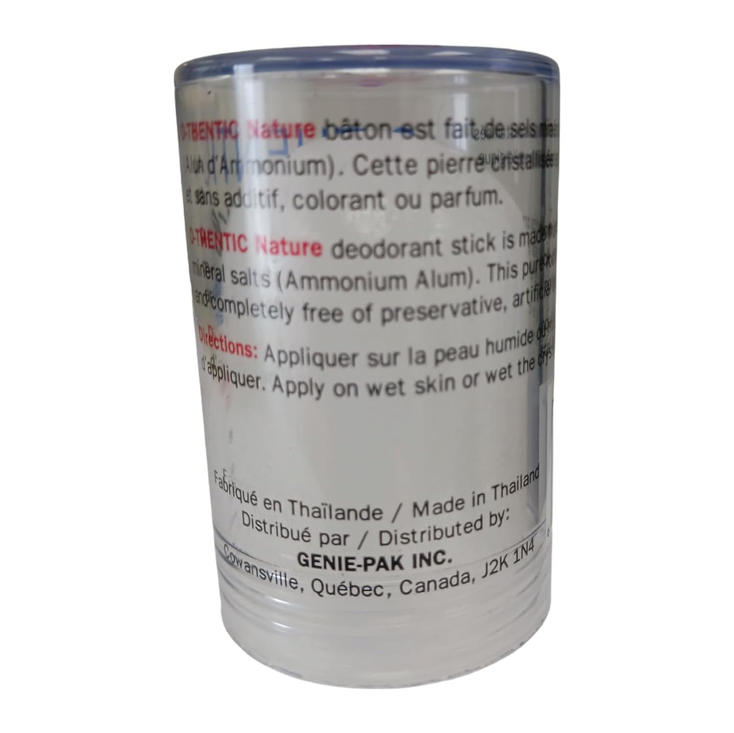 O-Thentic Nature Crystal Deodorant Stick