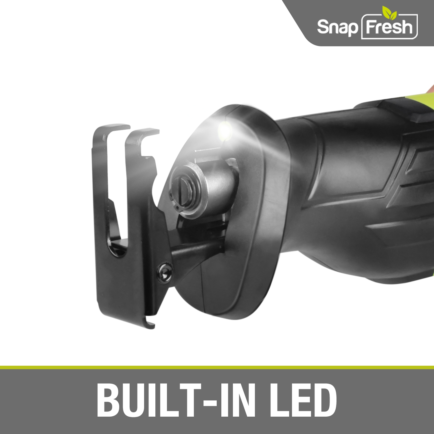 Scie alternative sans fil 20&nbsp;V SnapFresh à vitesse variable et changement de lame sans outil, batterie 2,0&nbsp;Ah et chargeur rapide inclus