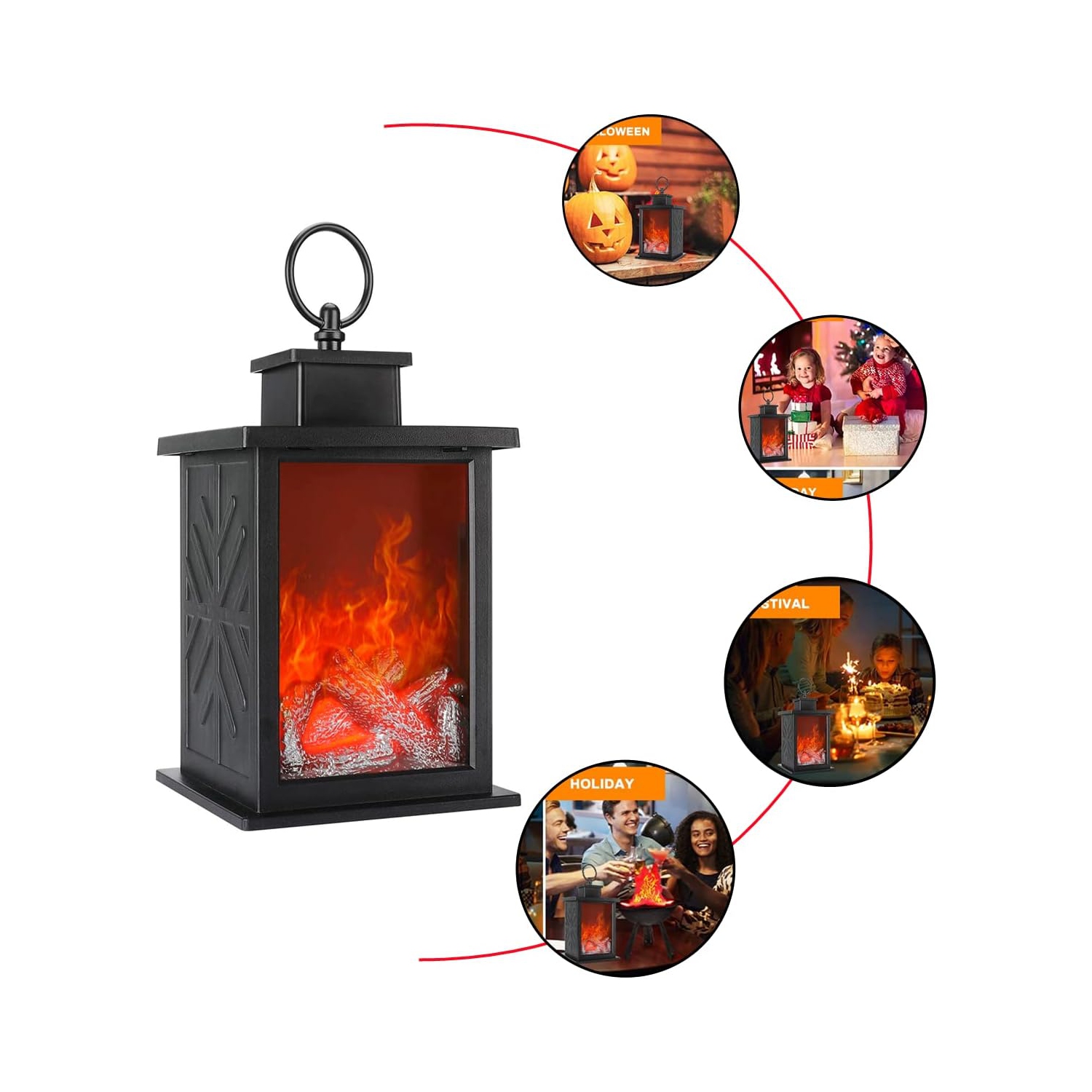 Flame Effect LED Night Light USB LED Flame Lamp Nightlight Dynamic Fire Light Candle Lamp Fireplace Light Decoration Lighting