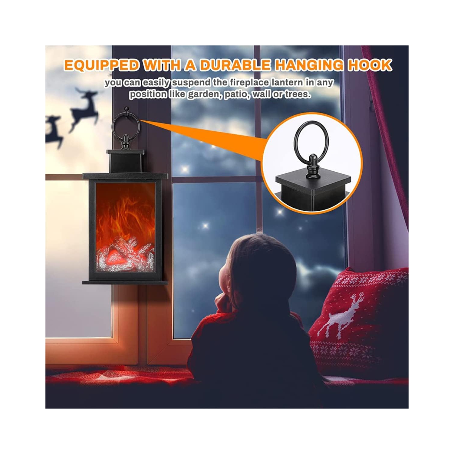 Flame Effect LED Night Light USB LED Flame Lamp Nightlight Dynamic Fire Light Candle Lamp Fireplace Light Decoration Lighting