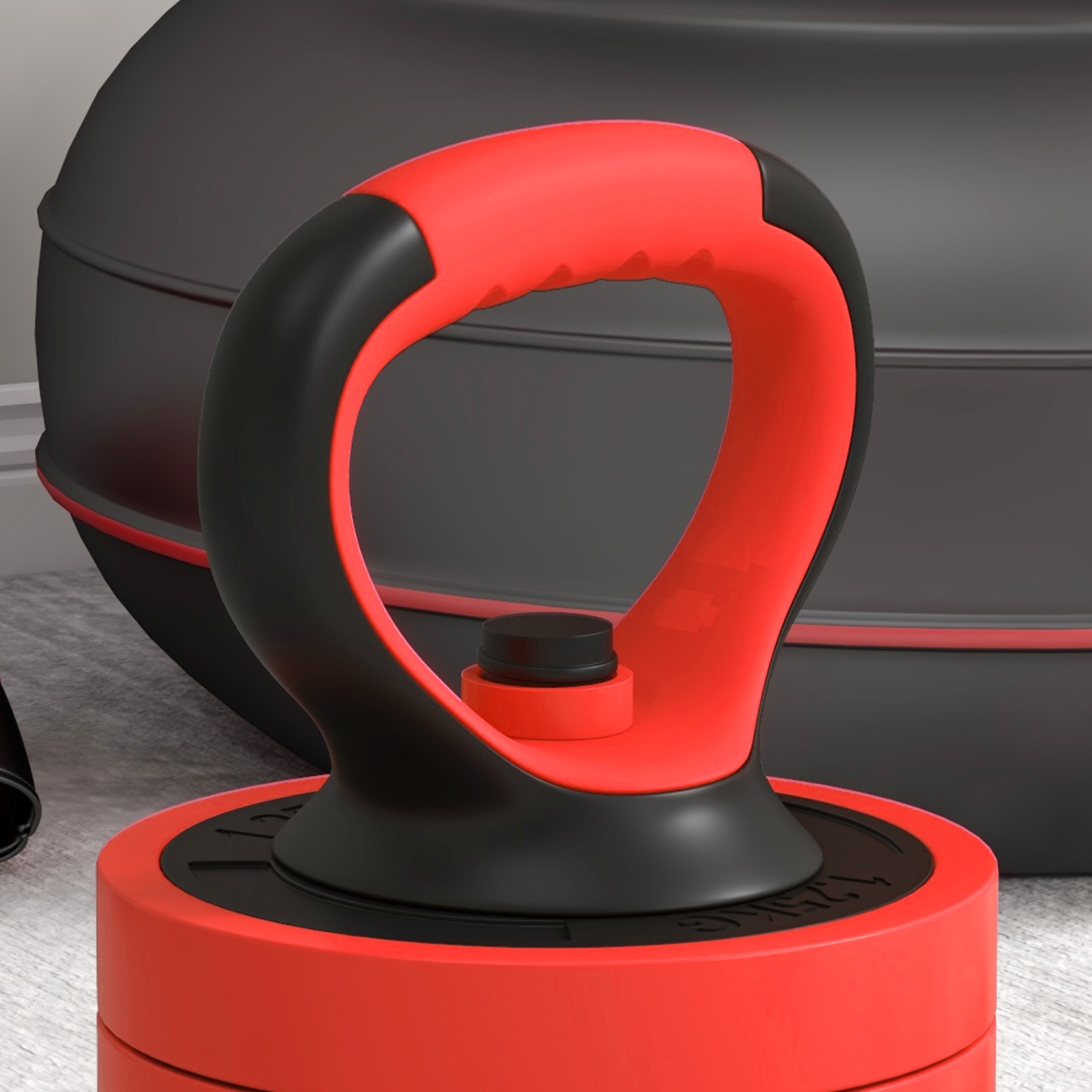 Soozier 4-in-1 Adjustable Weight Dumbbell Set, Used as Barbell, Kettlebell, Push Up Stand, Free Weights Set for Men and Women Home Gym Training,