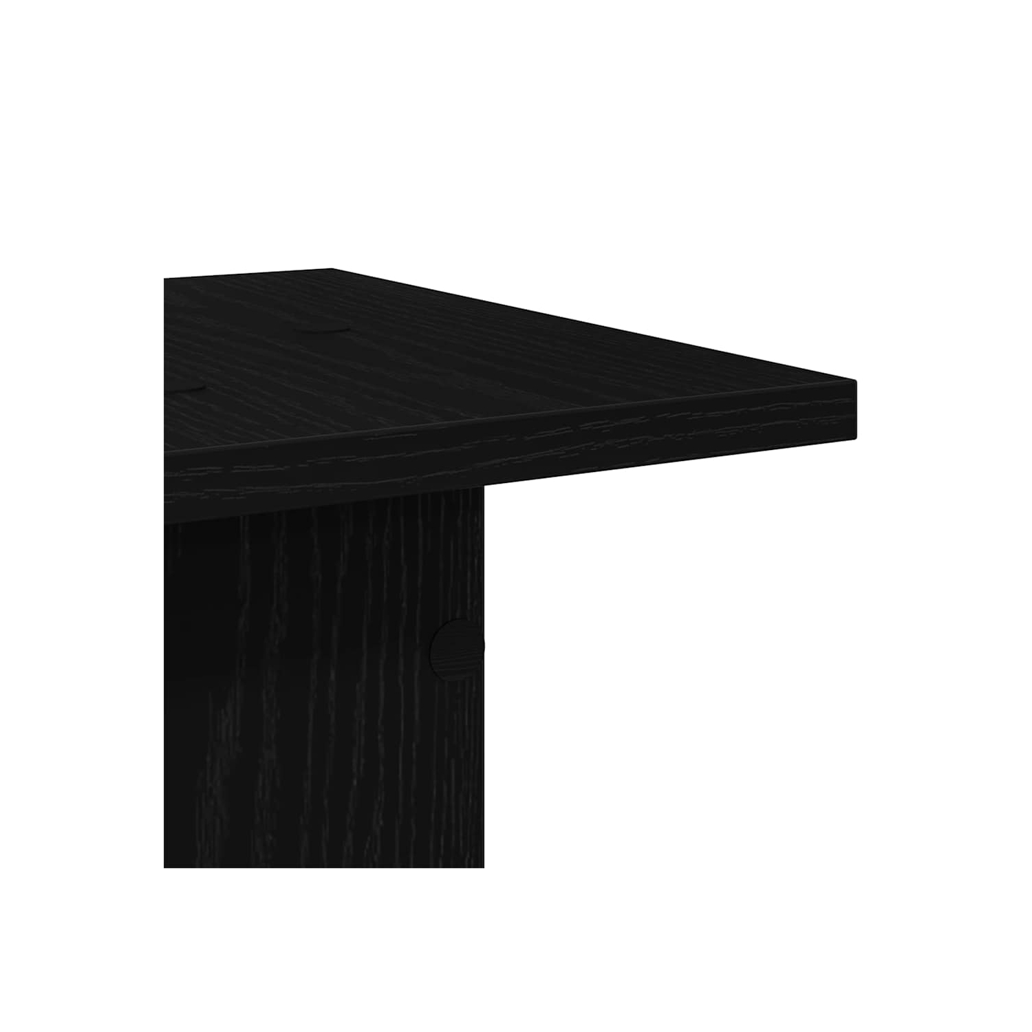 vidaXL Speaker Stands 2 pcs Black Oak 30 x 30 x 40 cm Engineered Wood