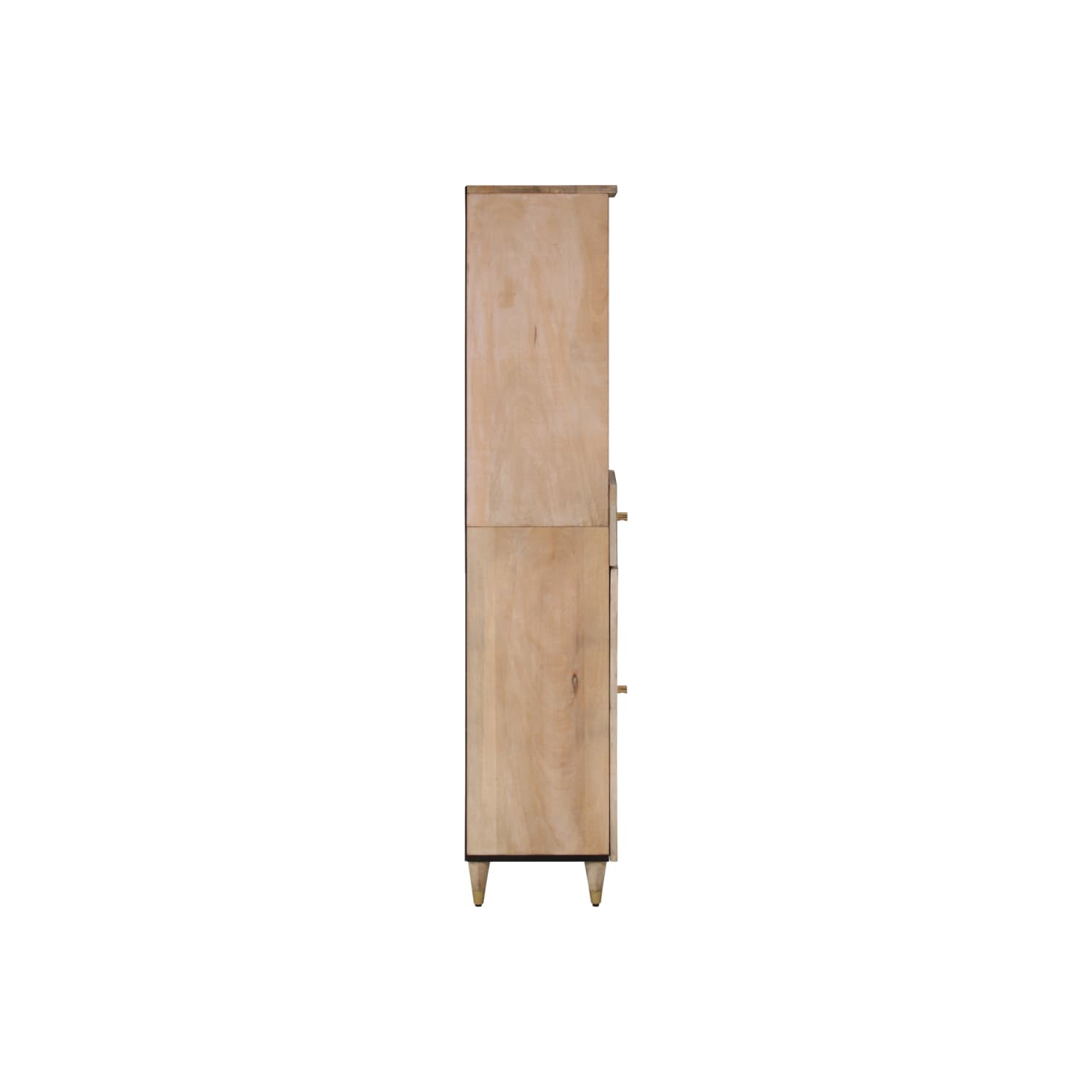 vidaXL Bathroom Cabinet 38x33x160 cm Solid Wood Mango