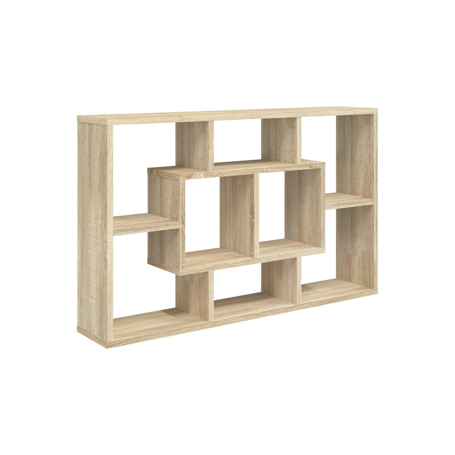 vidaXL Wall Shelf Sonoma Oak 85x16x52.5 cm Engineered Wood