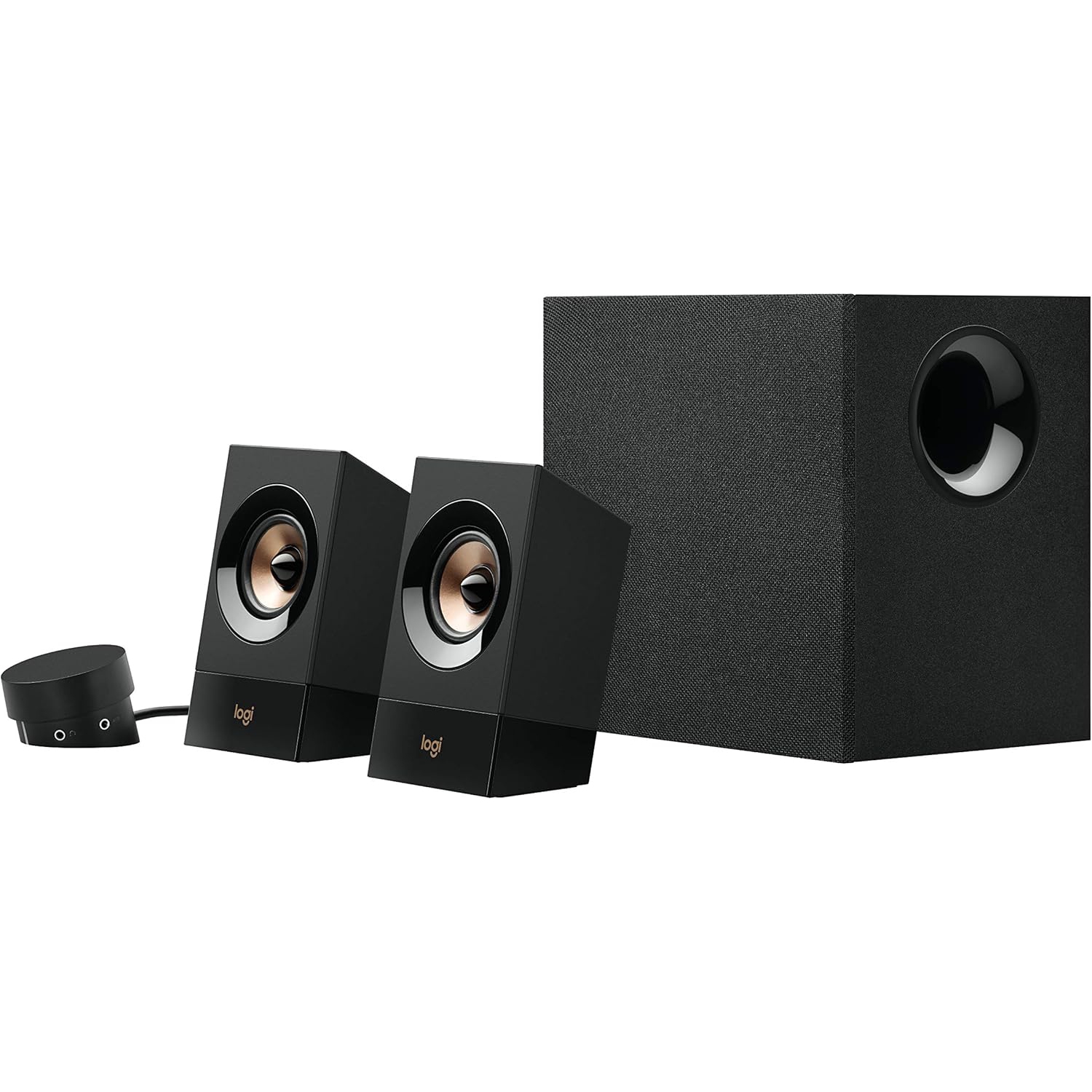Logitech Z533 2.1 Multimedia Speaker System with Subwoofer, Powerful Sound, Booming Bass, 3.5mm Audio and RCA Inputs,