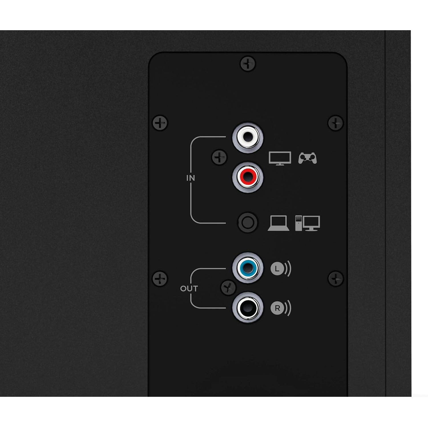 Logitech Z533 2.1 Multimedia Speaker System with Subwoofer, Powerful Sound, Booming Bass, 3.5mm Audio and RCA Inputs,