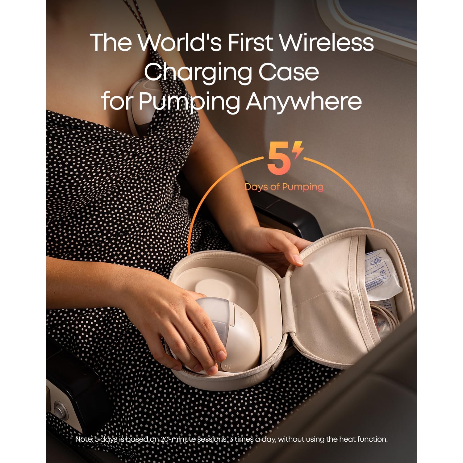 eufy Wearable Breast Pump S1 Pro – Hands-Free, Hospital-Grade Suction, Quiet, Portable, Rechargeable, Smart App Control