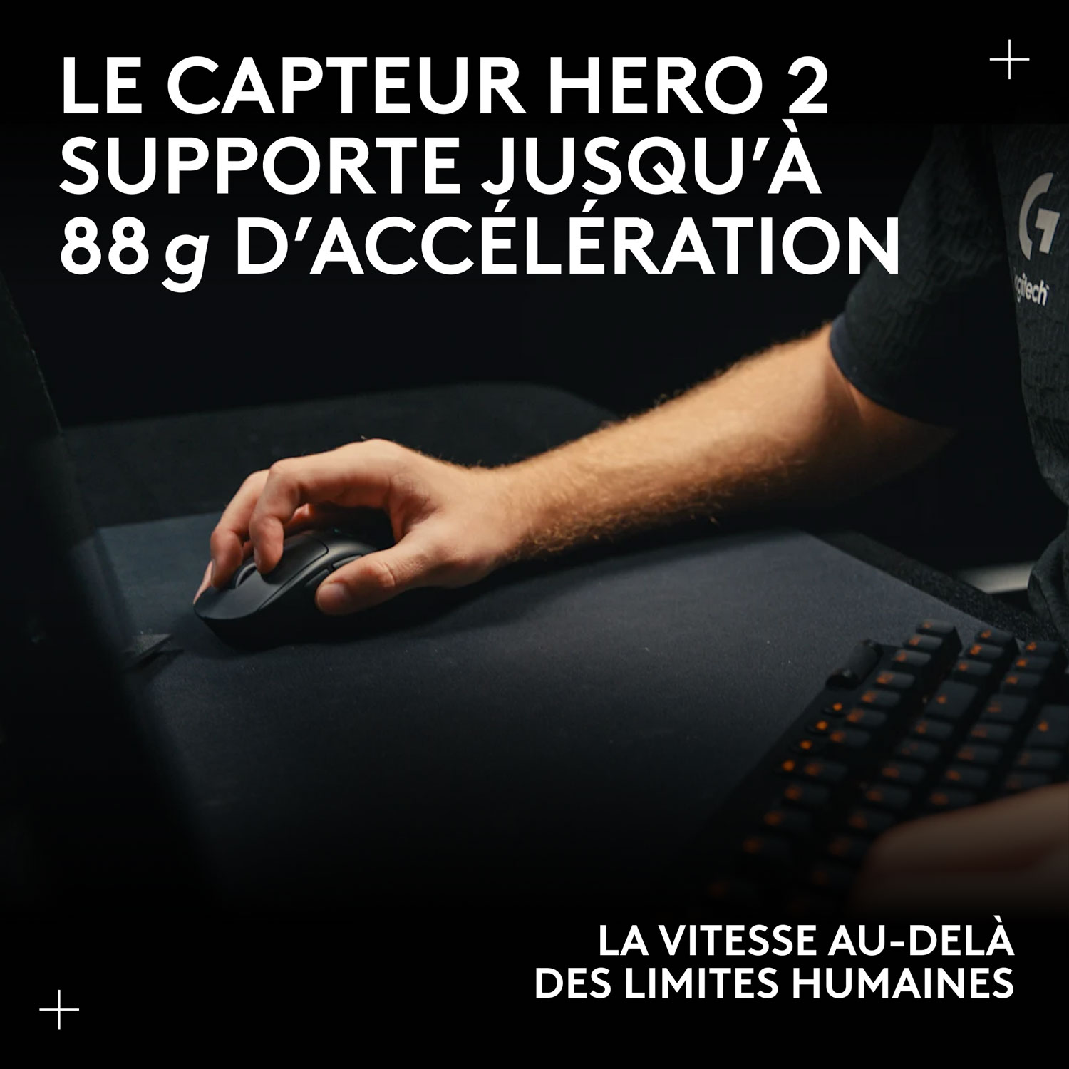 Logitech G PRO X Superlight 2 Compact 44000 DPI Wireless HERO 2 Gaming Mouse - Magenta