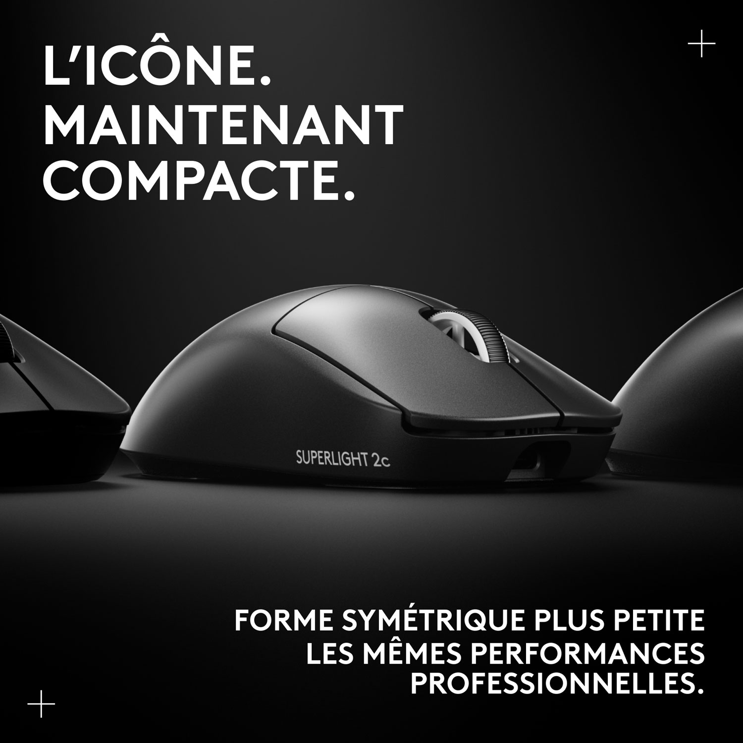 Logitech G PRO X Superlight 2 Compact 44000 DPI Wireless HERO 2