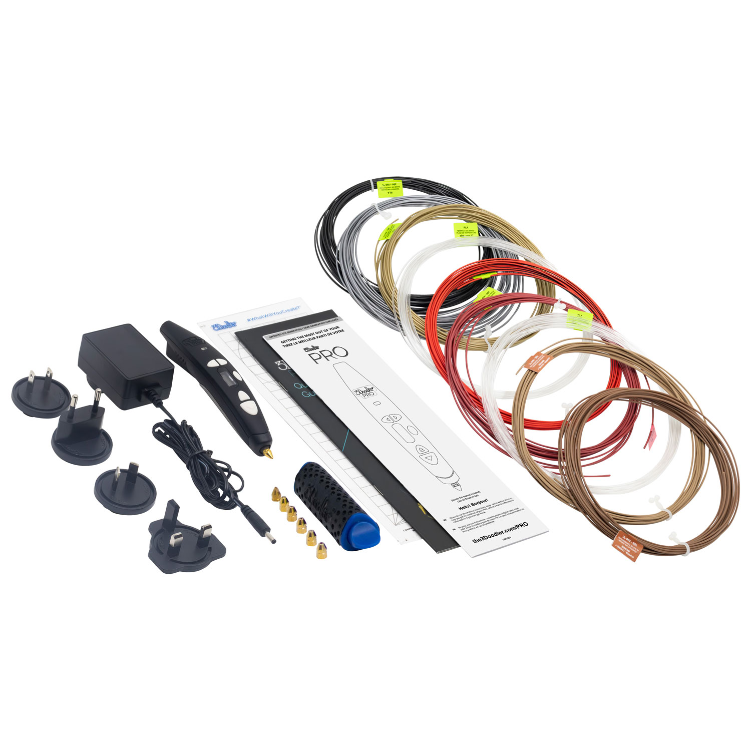 Ensemble avec stylo 3D PRO de 3Doodler