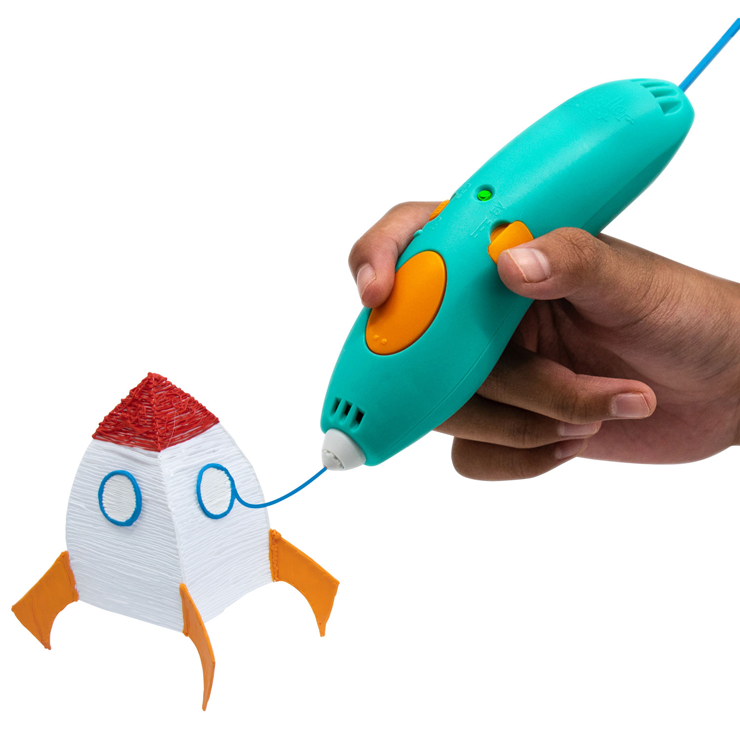 Ensemble de recharge en plastique écologique Start+ de 3Doodler - Fluo - Paquet de 250