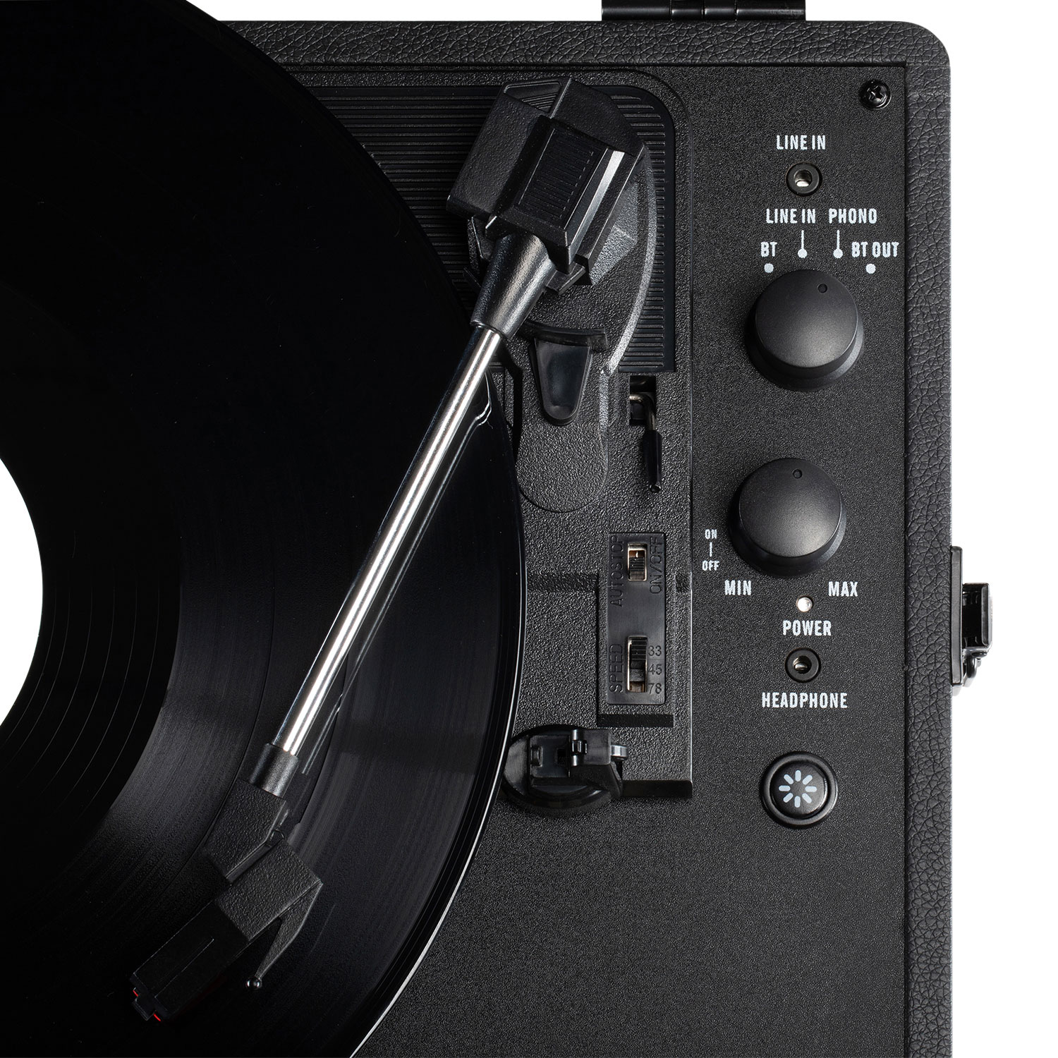 Tourne-disque lumineux Bluetooth à entraînement par courroie en forme de valise Journey Glow de Victrola