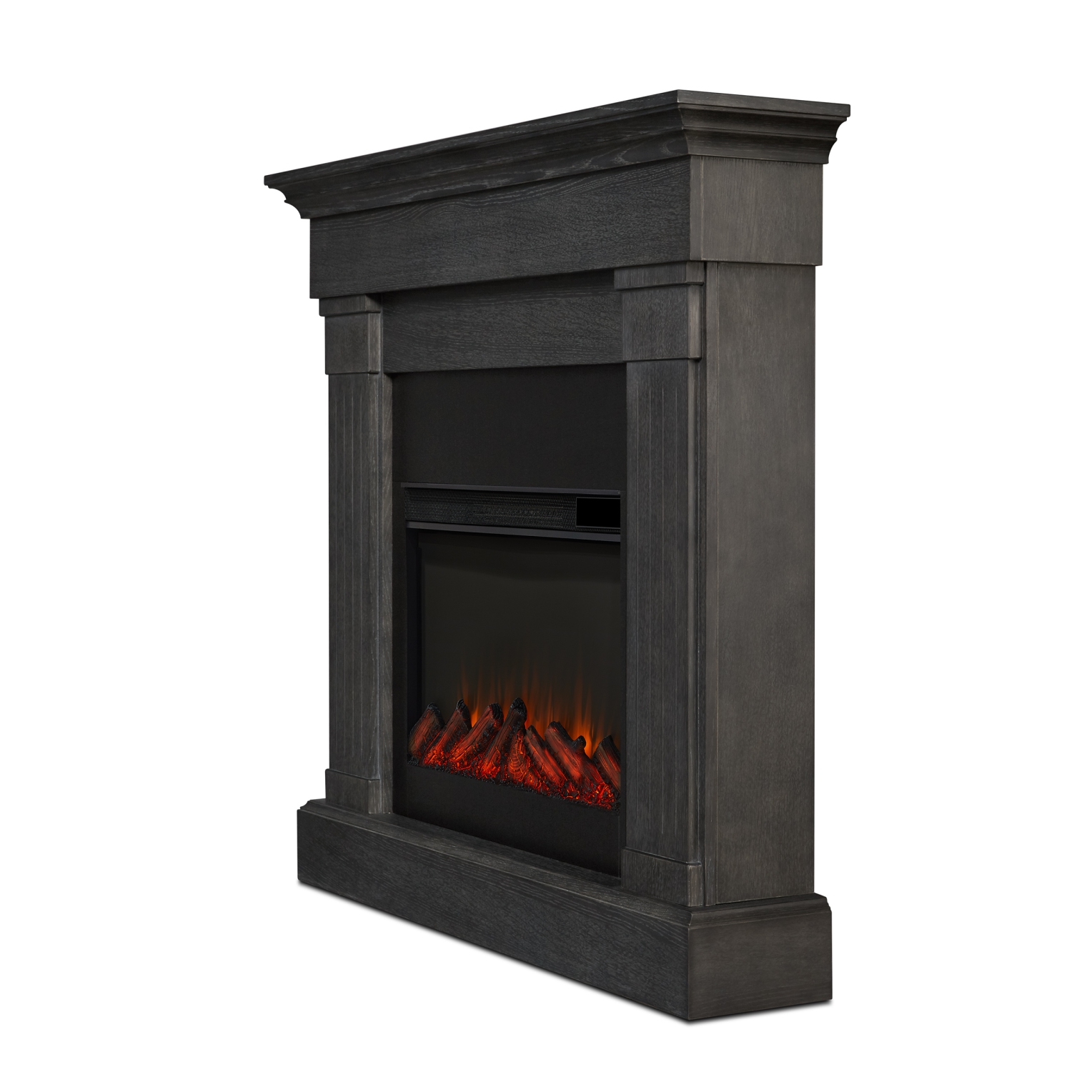 Real Flame Crawford 48-inch Slim Electric Fireplace - Gray