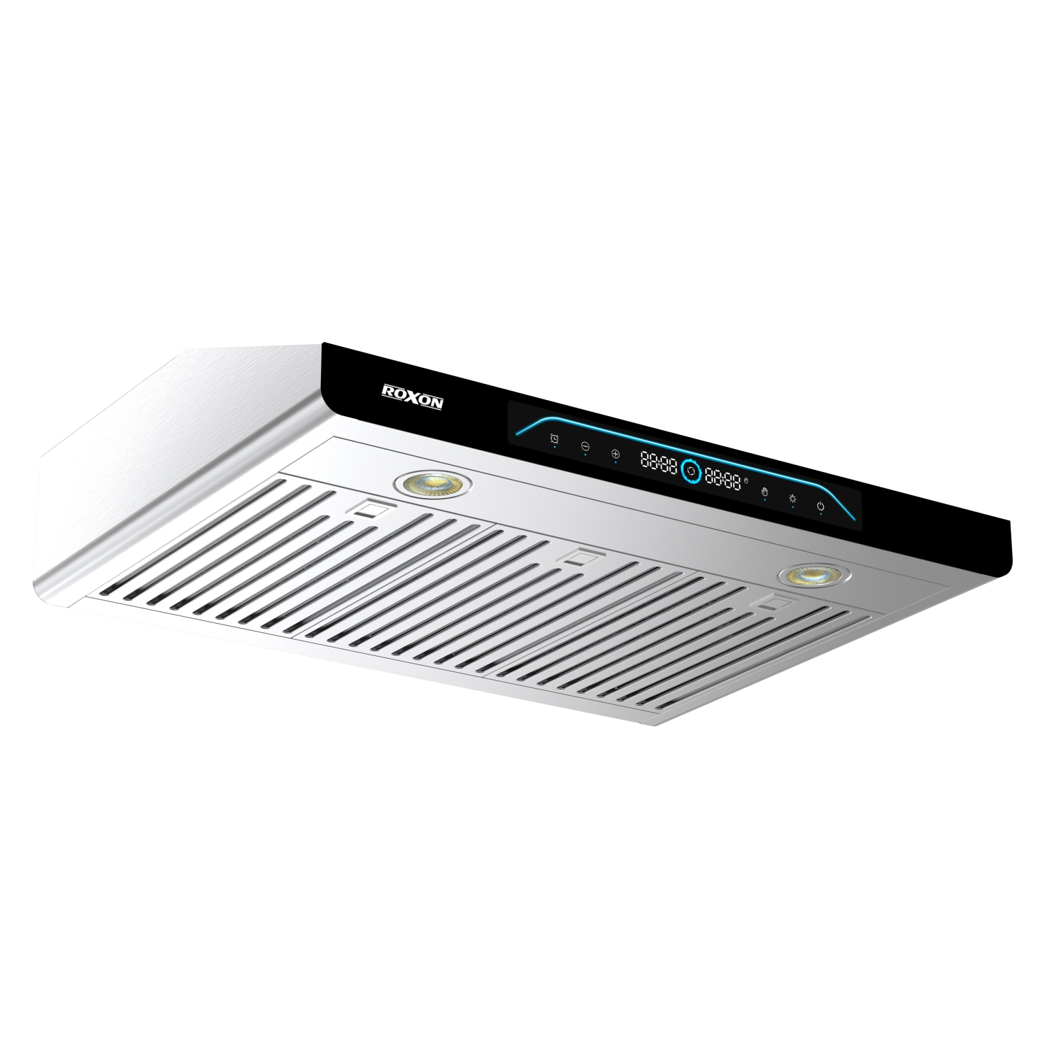 ROXON | 860 pi3/min | BLOWER DE TYPE| Tactile ou sans contact | Hotte de dessous d'armoire en acier inoxydable de 30&nbsp;po | Ventilateur