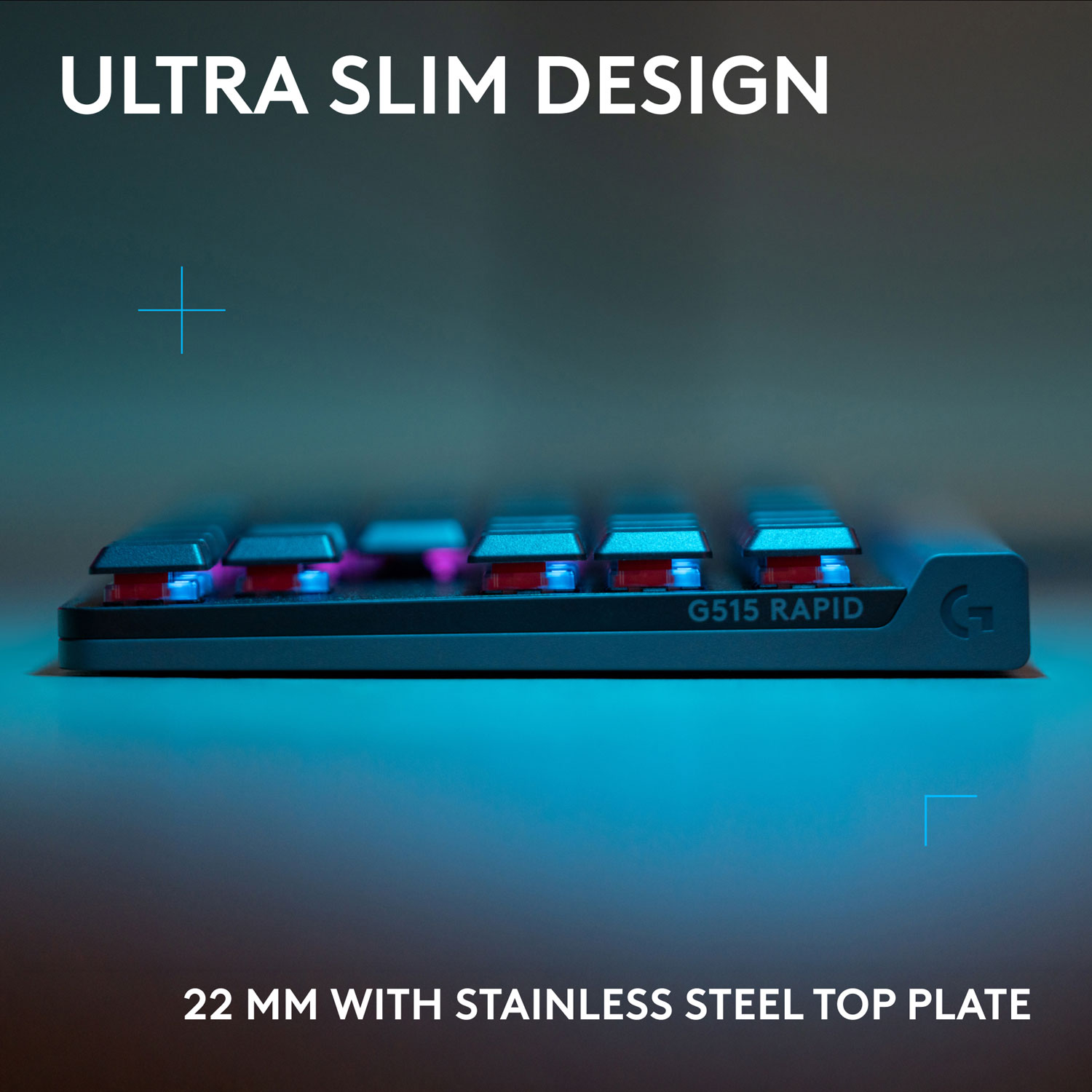 Clavier de jeu rétroéclairé RAPID TKL G515 de Logitech G - Noir - Anglais