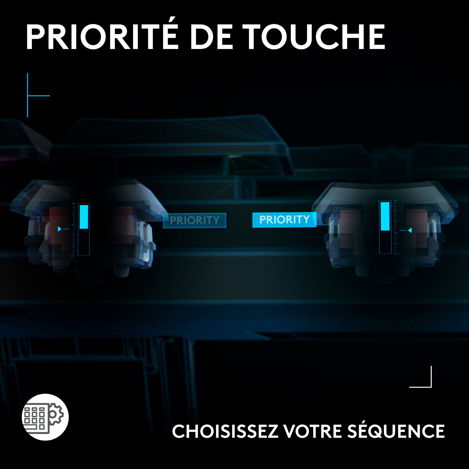 Clavier de jeu rétroéclairé RAPID TKL G515 de Logitech G - Blanc - Anglais