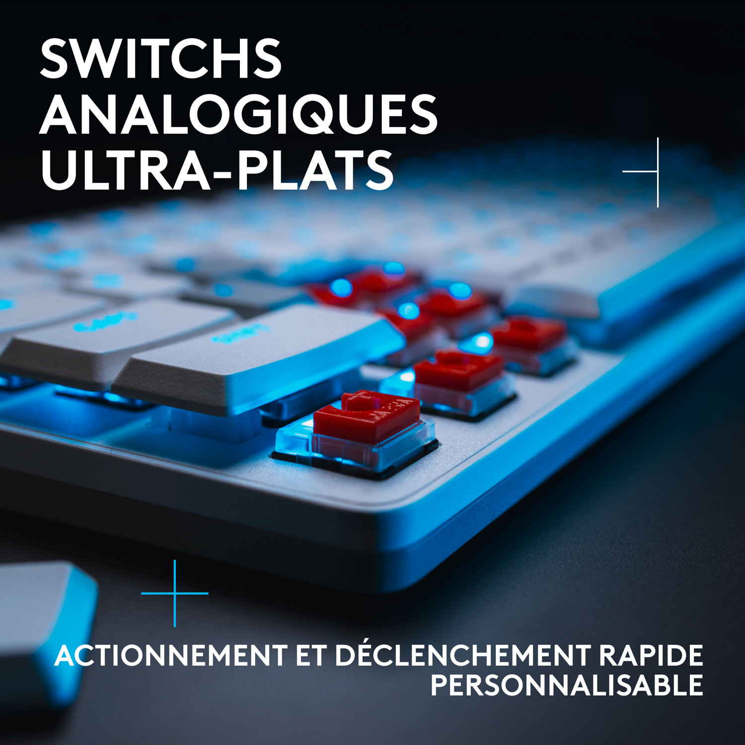 Clavier de jeu rétroéclairé RAPID TKL G515 de Logitech G - Blanc - Anglais