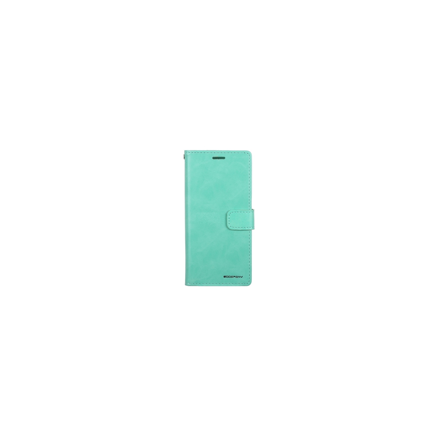 TopSave Goospery Bluemoon Card Slot w/Magnetic Clip Leather Folio Wallet Flip For iPhone 17 Pro 6.3-Inch, Teal/Mint