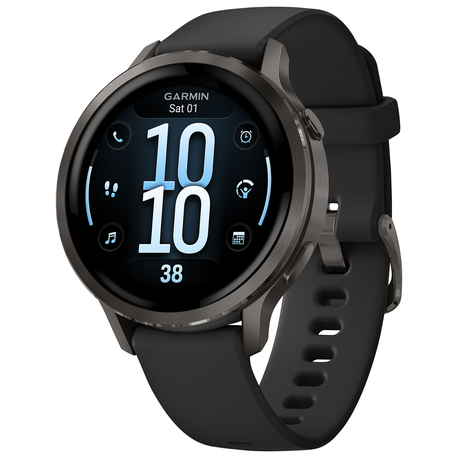 Garmin Venu 4 41mm Smartwatch - Slate/Black