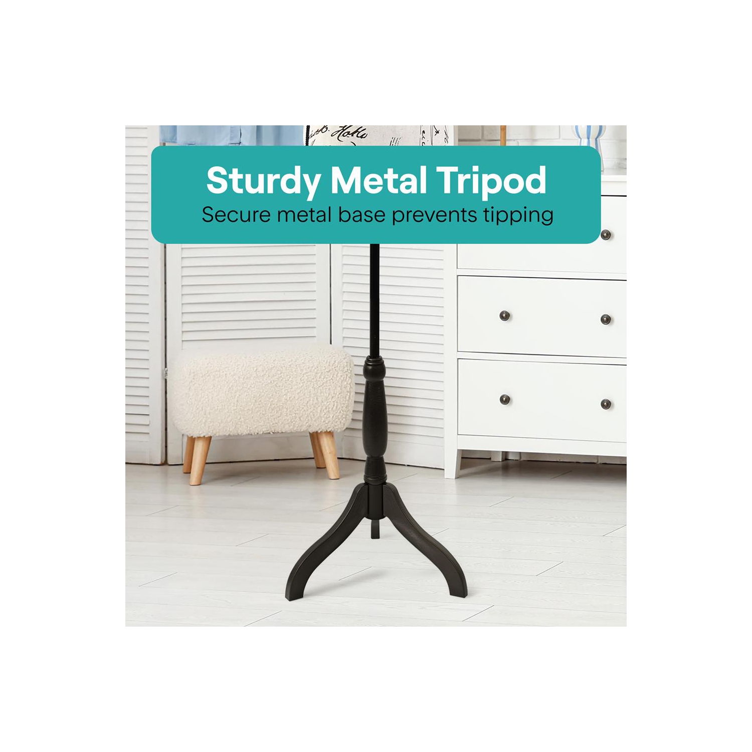 SereneLife Female Mannequin Torso Dress Form, 64" Adjustable Body Stand for Displaying Clothes, Sewing, and Tailoring, Detachable Full Body