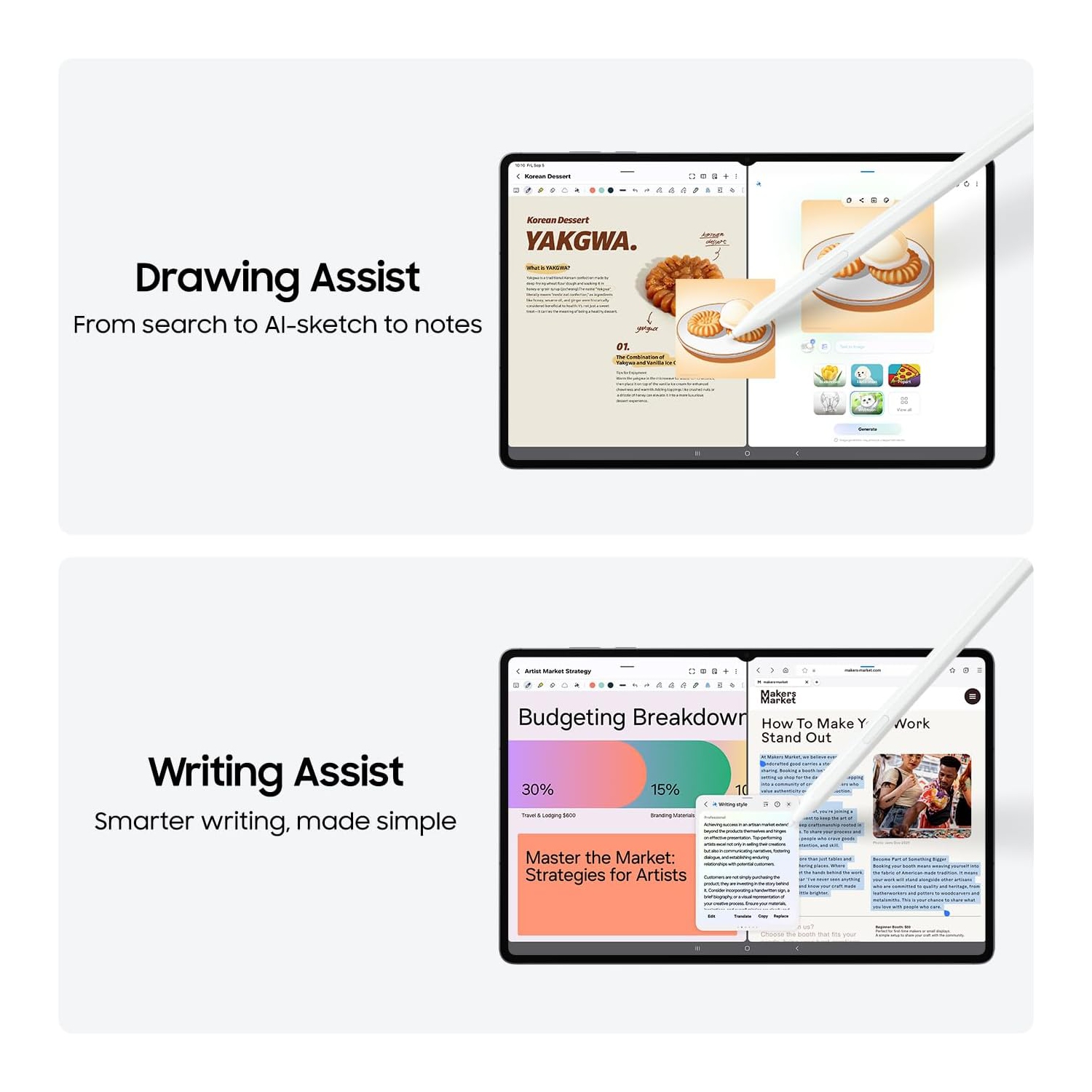 Tablette Android Galaxy Tab S11 Ultra 6 de 14&nbsp;po avec Wi-Fi 512&nbsp;Go de Samsung – Gris