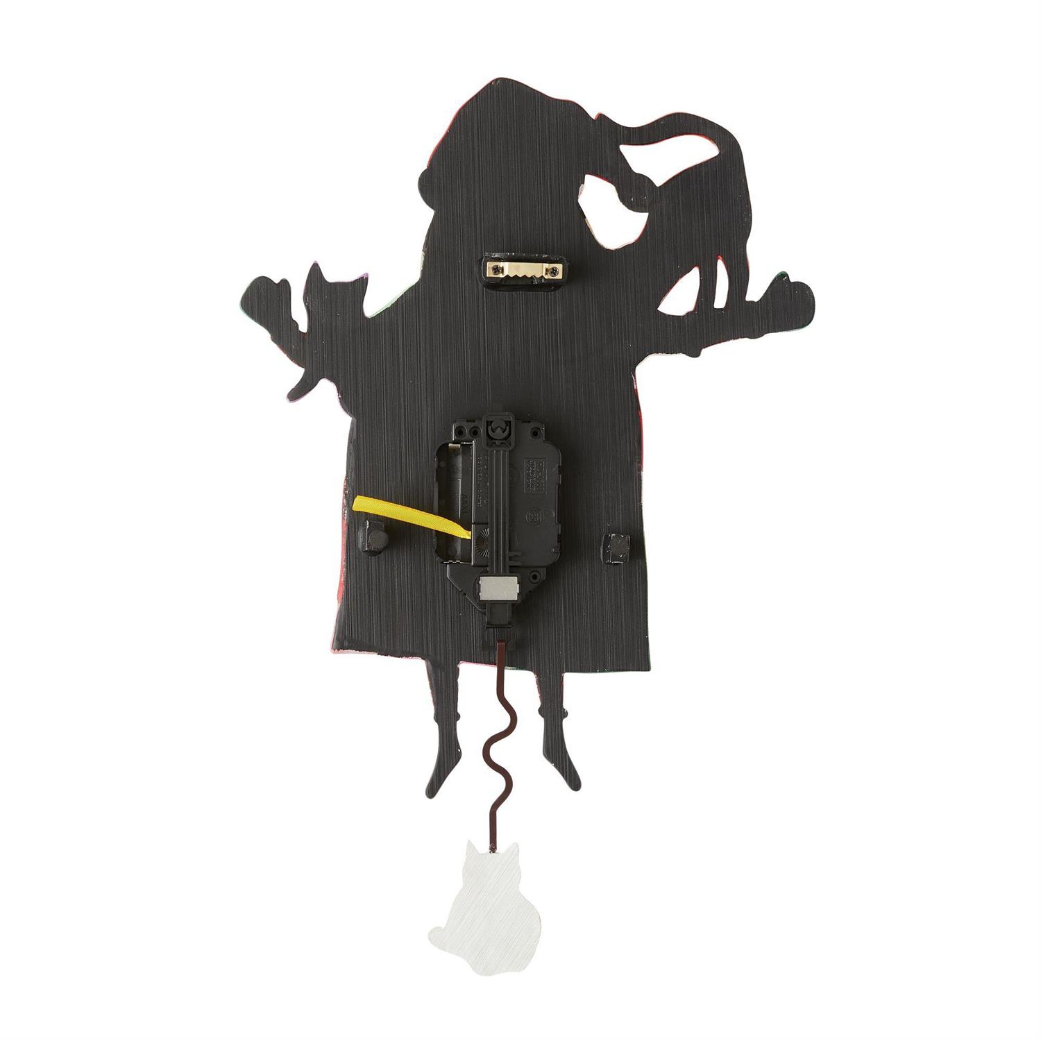 Horloge Père Noël Crazy Cat