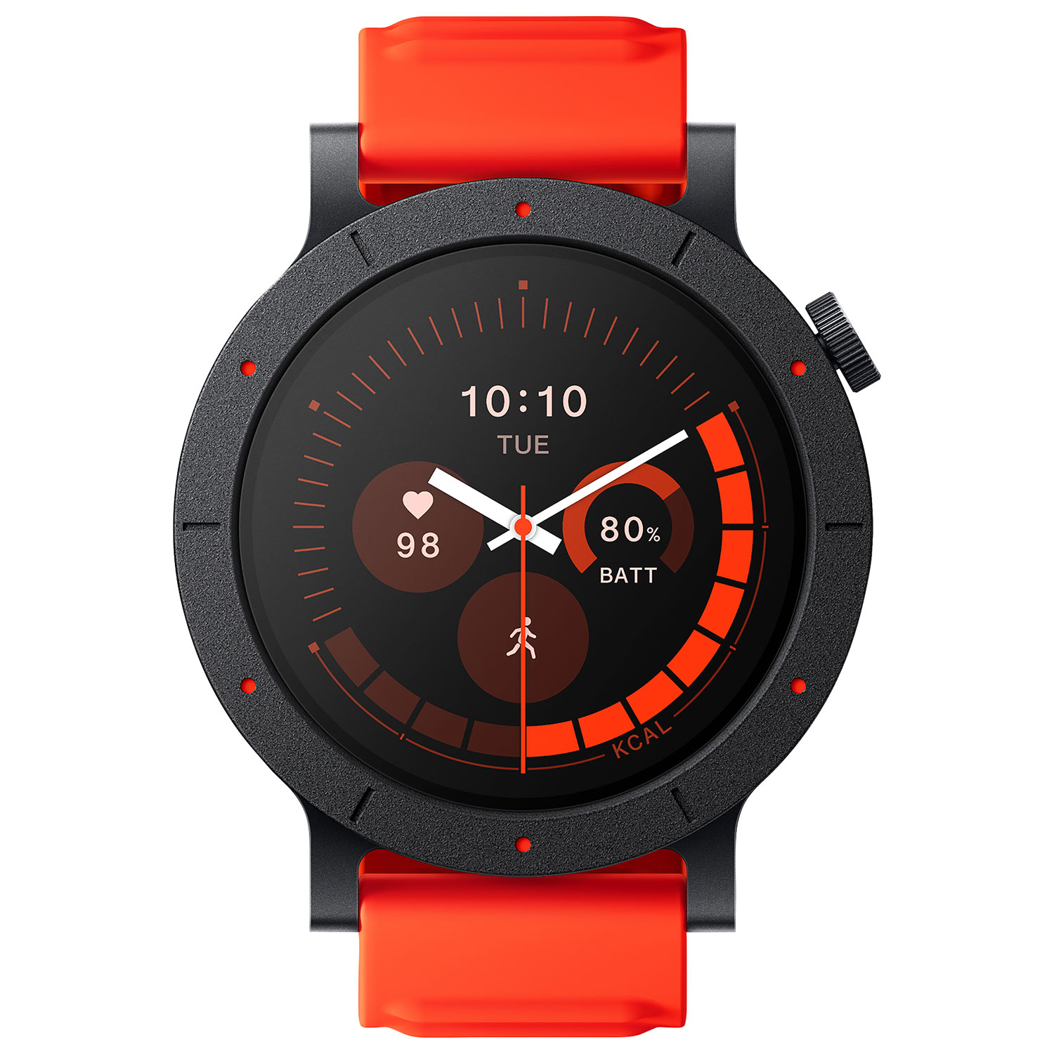Montre intelligente CMF Watch 3 Pro de 47 mm de Nothing - Orange/Noir
