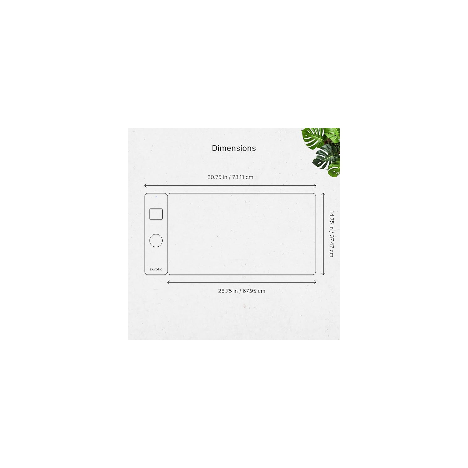 Tapis de chargement sans fil Burotic, tapis réversible en feutre et en cuir végétalien, panneau magnétique étanche amovible - organisation, charge 2