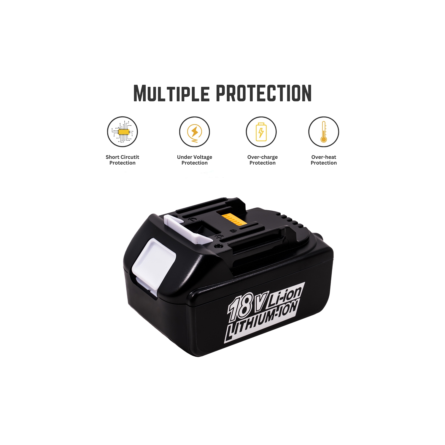 D R Batterie pour outils électriques sans fil Makita de BATTERY 18&nbsp;V BSS501Z pour BJV180 BJV180Z BSS501 BPB180 de BPB180Z