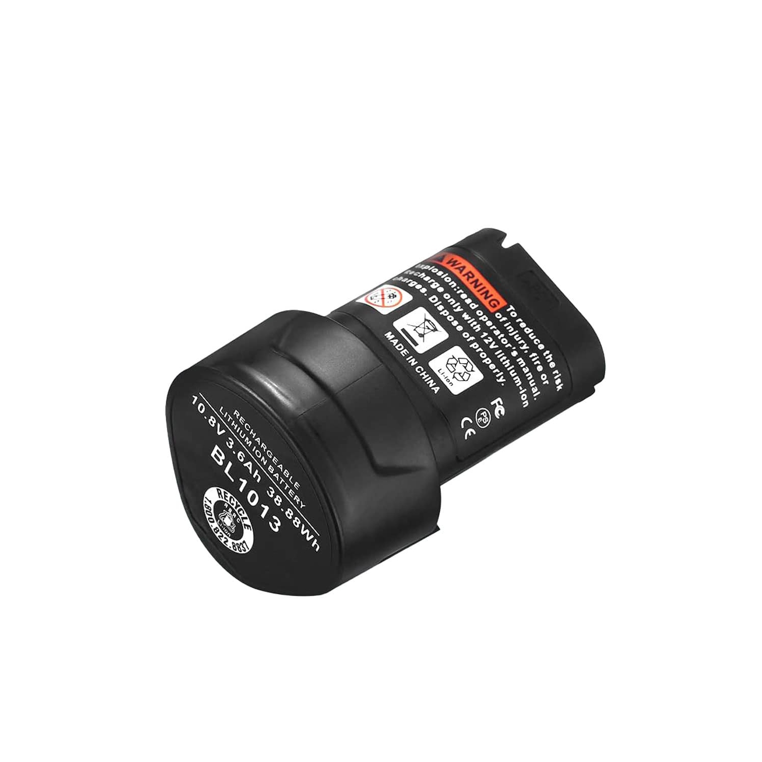 D R Batterie pour outils électriques sans fil Makita de 10,8&nbsp;V pour BL1013 BL1014 DF030D, DF330D, TD090D 194550-6 DF030DW 194551-4 DF030DWX