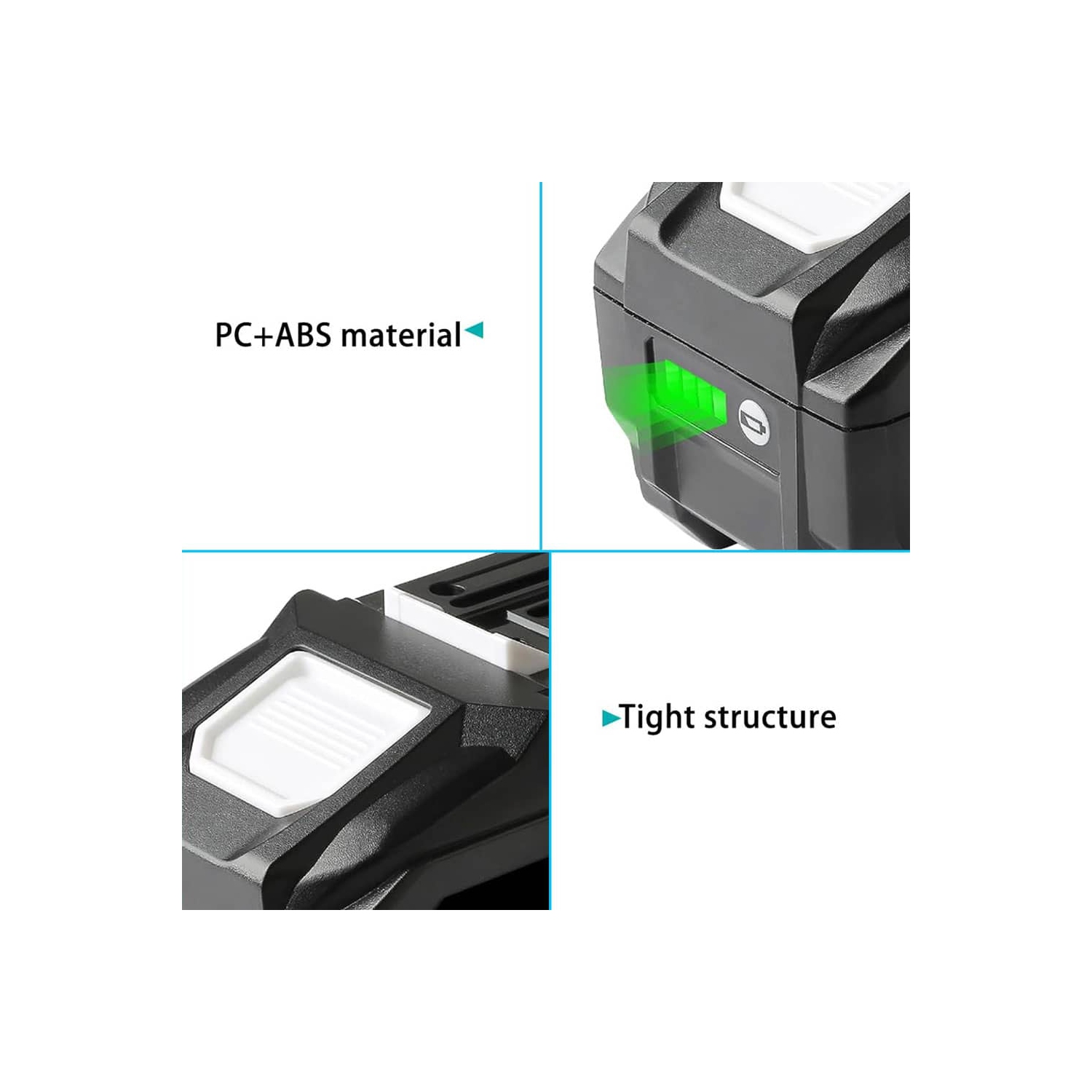 D R Batterie pour outils électriques sans fil Makita de BATTERY 40&nbsp;V pour BL4025 BL4040 BL404040F BL4050F BL4080F BL4040-2